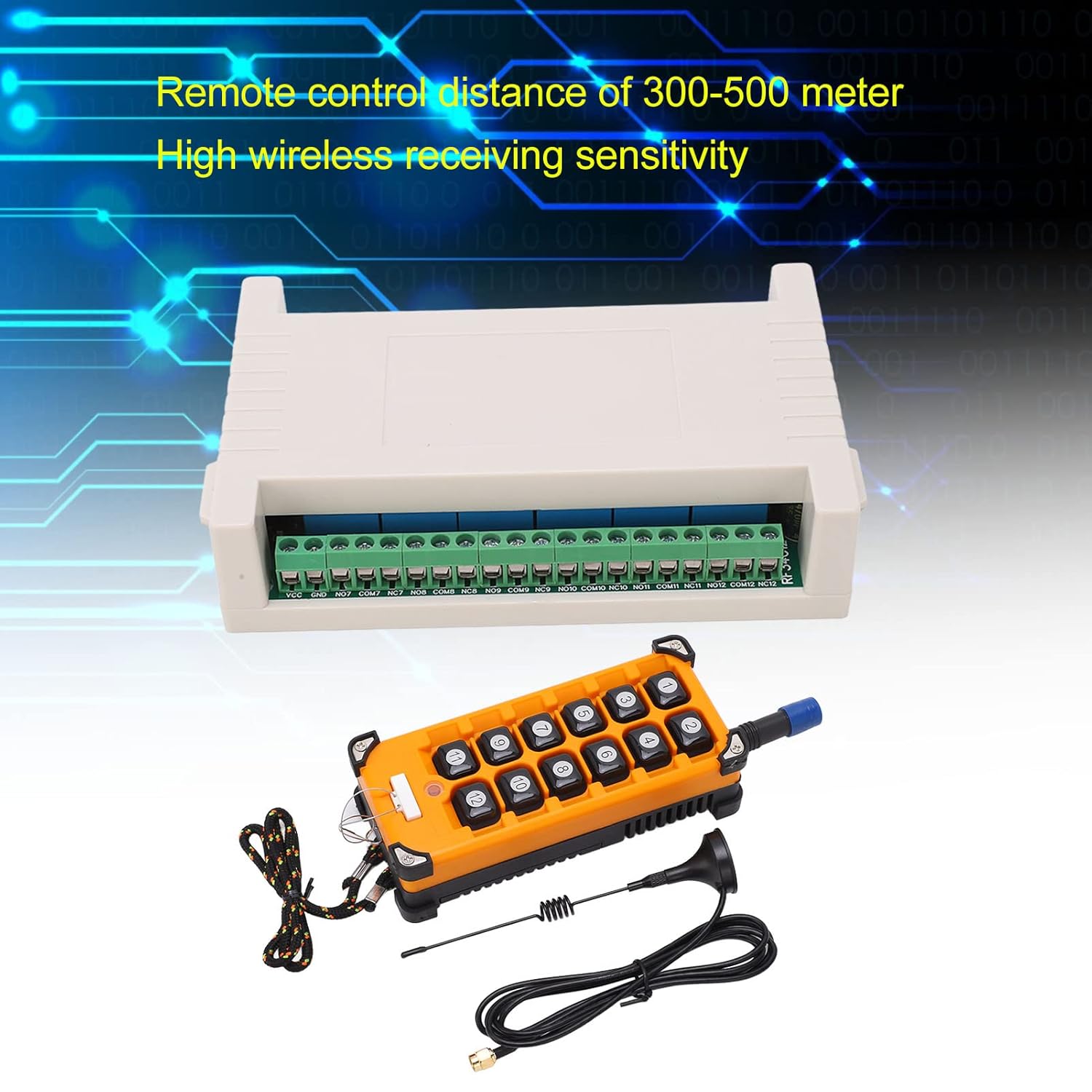 Telecomando Wireless per Gru 12 Tasti 433M - immagine 3