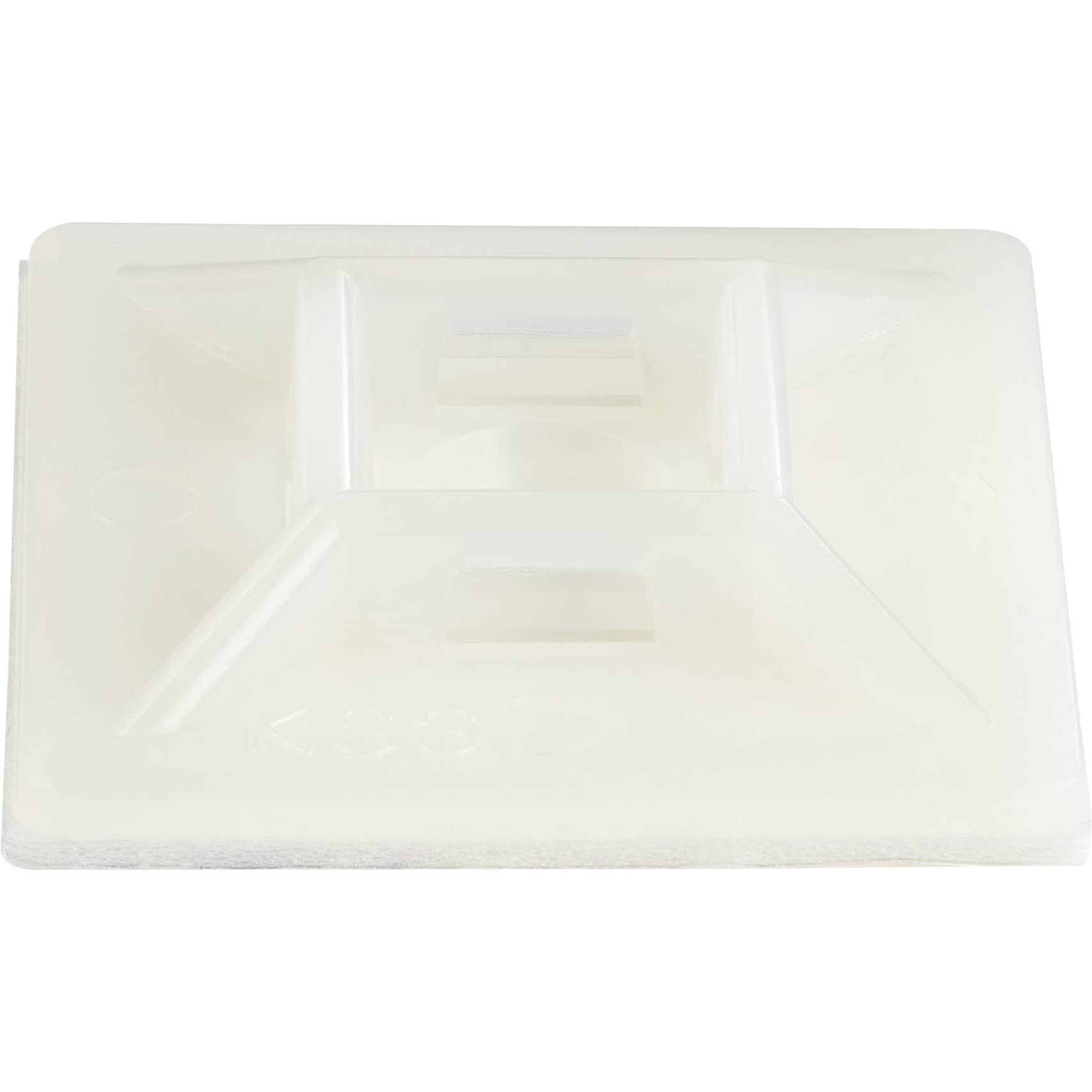 StarTech.com Confezione da 100 supporti per fascette con nastro adesivo per fascette larghe 5,5 mm, in nylon/plastica, supporti per avvolgere cavi elettrici/di rete, 94V-2 Fire & UL, classificati TAA