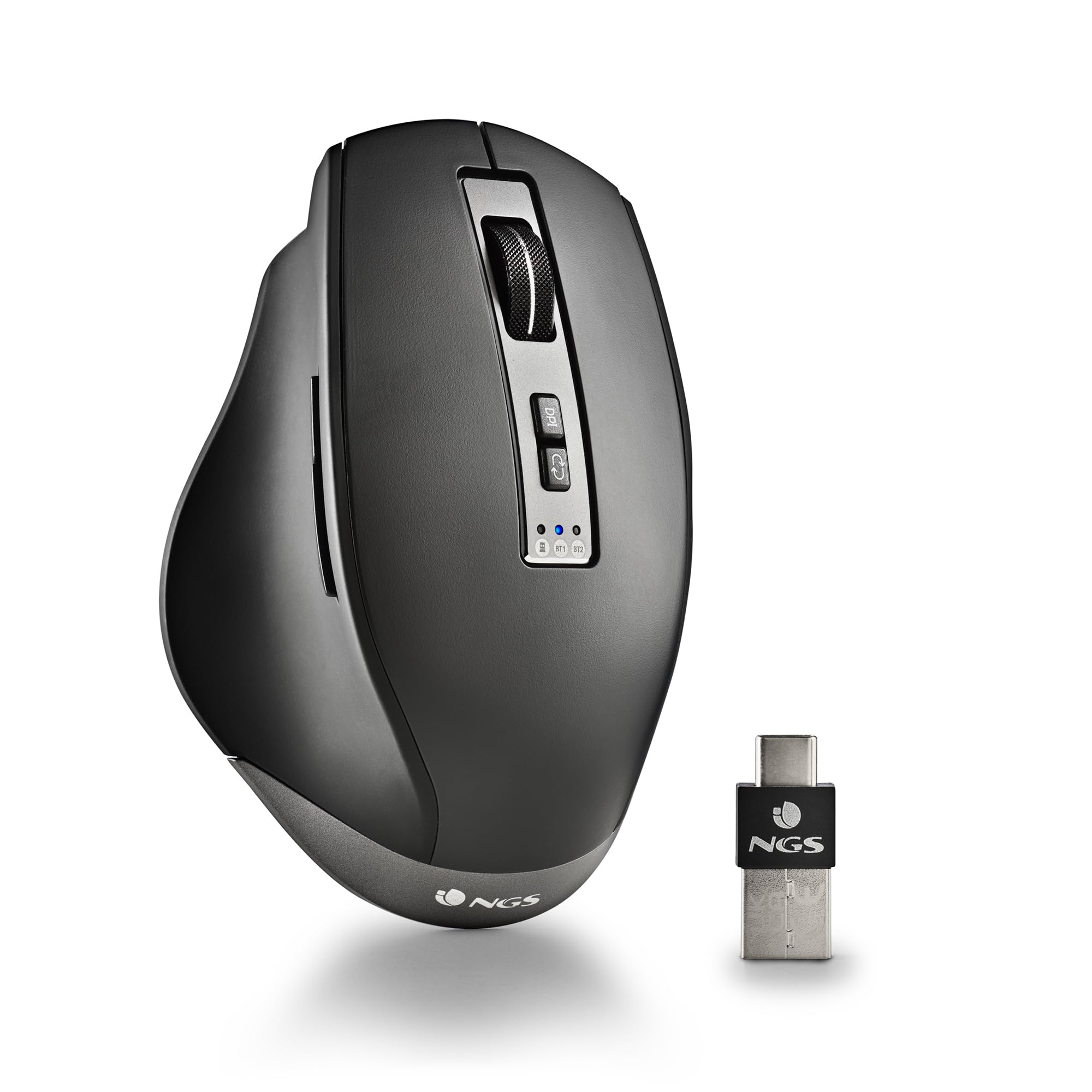 Ngs Blur-RB - Mouse Multidispositivo Wireless Ricaricabile