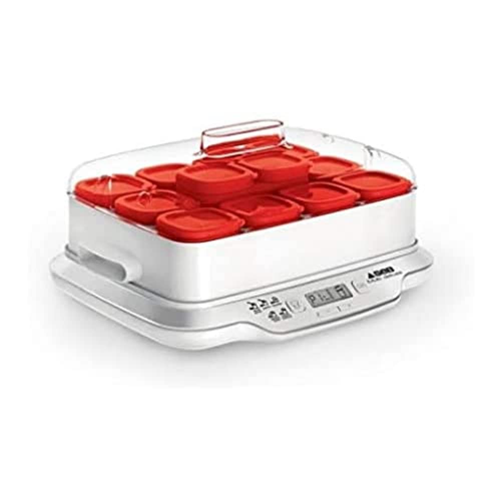 SEB Multi Délices Express yogurtiera, Bianco/Rosso