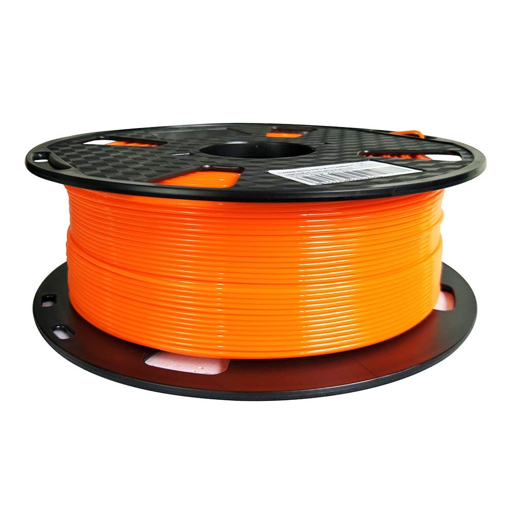 CC3D Filamento PETG arancione, 1 kg, 1,75 mm, filamento per stampante 3D, FDM, materiali di stampa 3D, adatti per la maggior parte delle stampanti, facile da stampare, arancione
