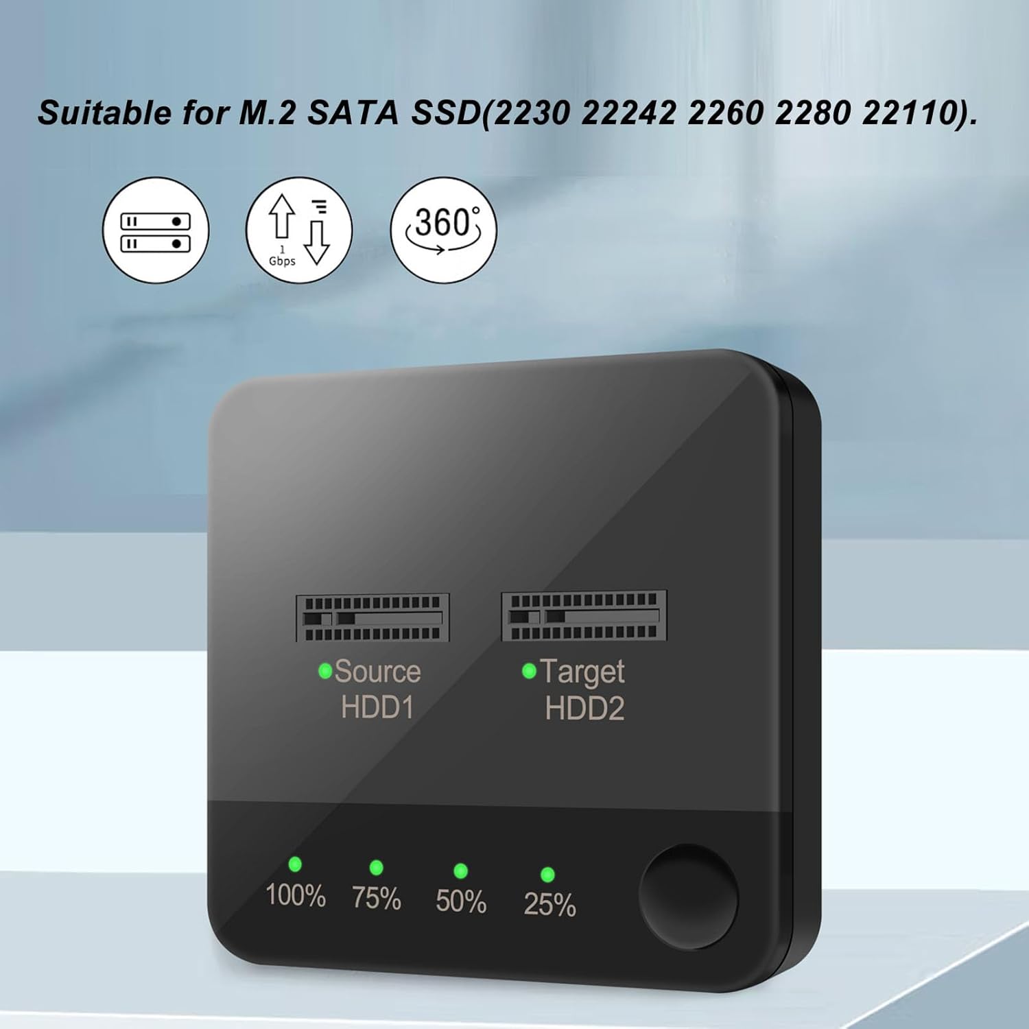 Duplicatore SSD M.2 Dual Bay Tipo C - immagine 6
