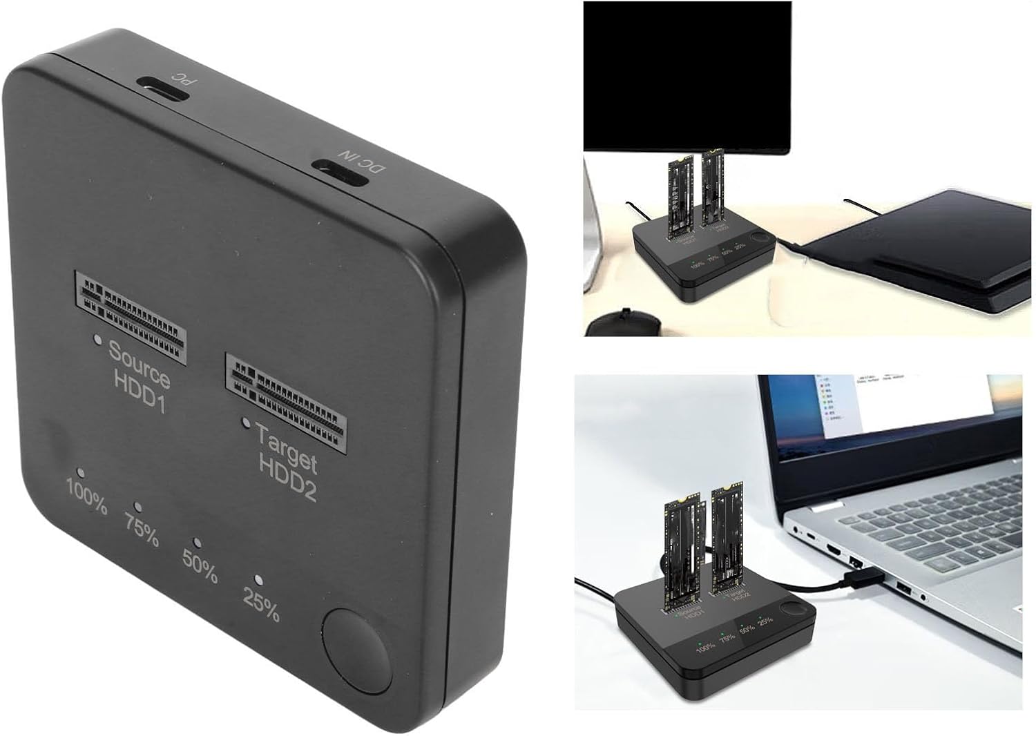 Duplicatore SSD M.2 Dual Bay Tipo C - immagine 8