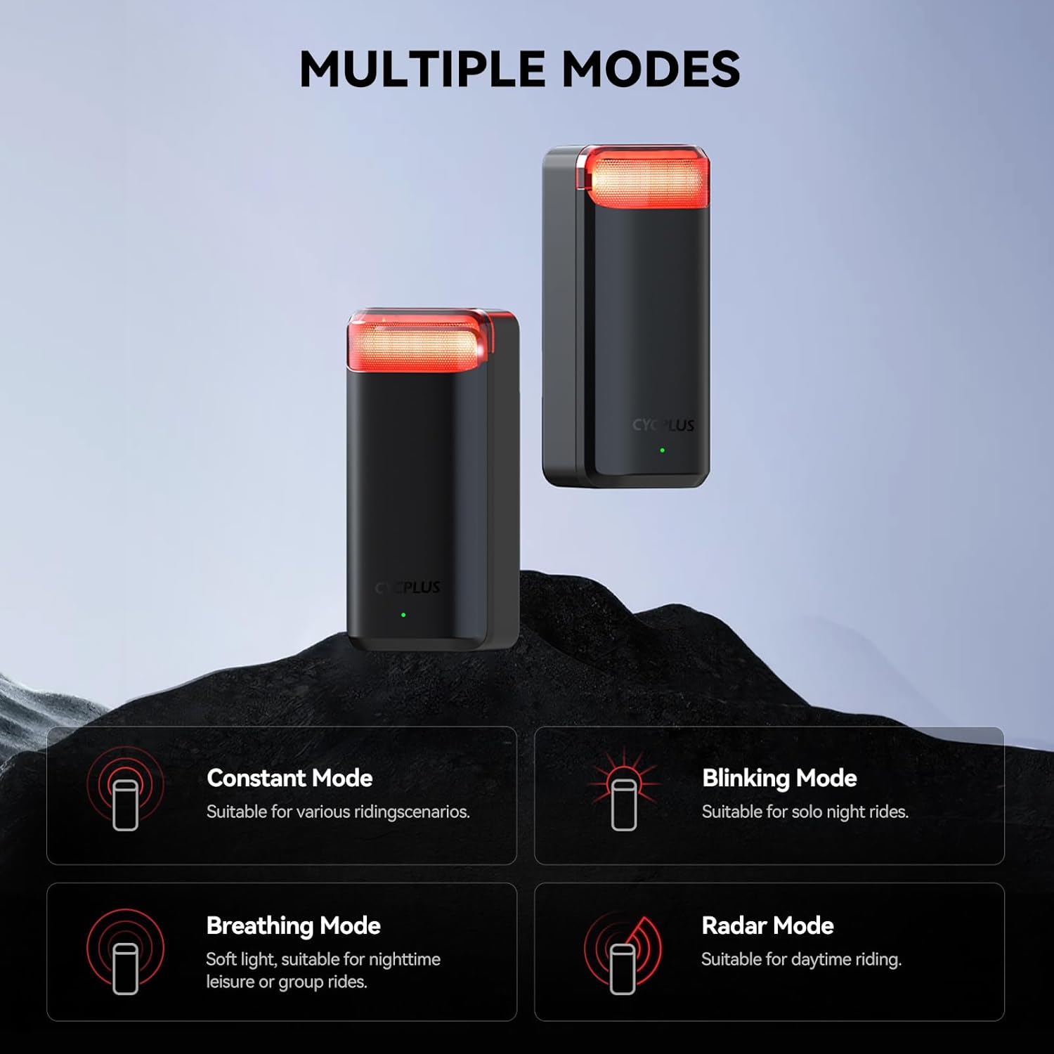 Cycplus Coda Radar per Bicicletta IPX6 - immagine 6