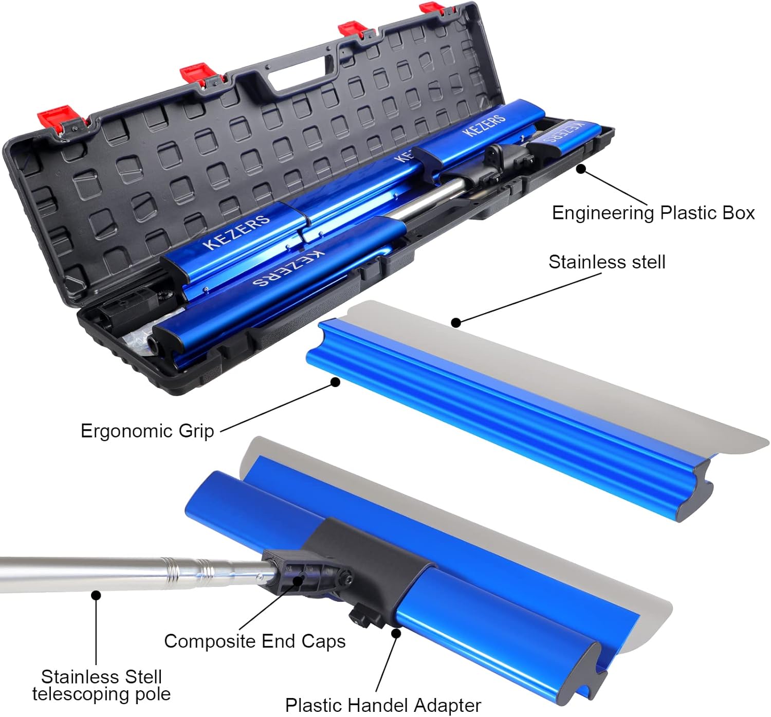 Kezers Set Spatole per Superfici 30, 55, 80cm - immagine 5