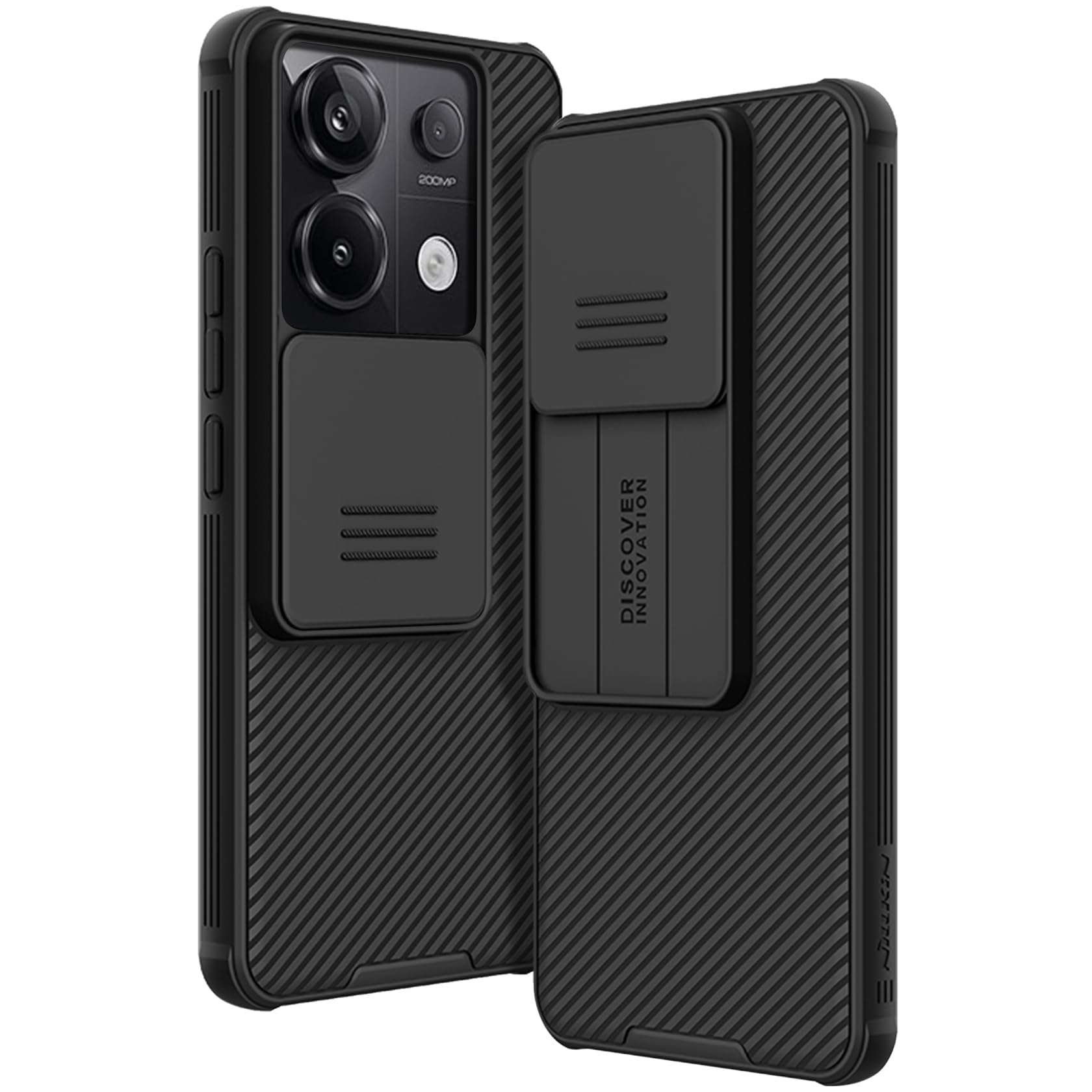 Aroyi Cover per Xiaomi Redmi Note 13 Pro 5G / Poco X6 5G, Nero