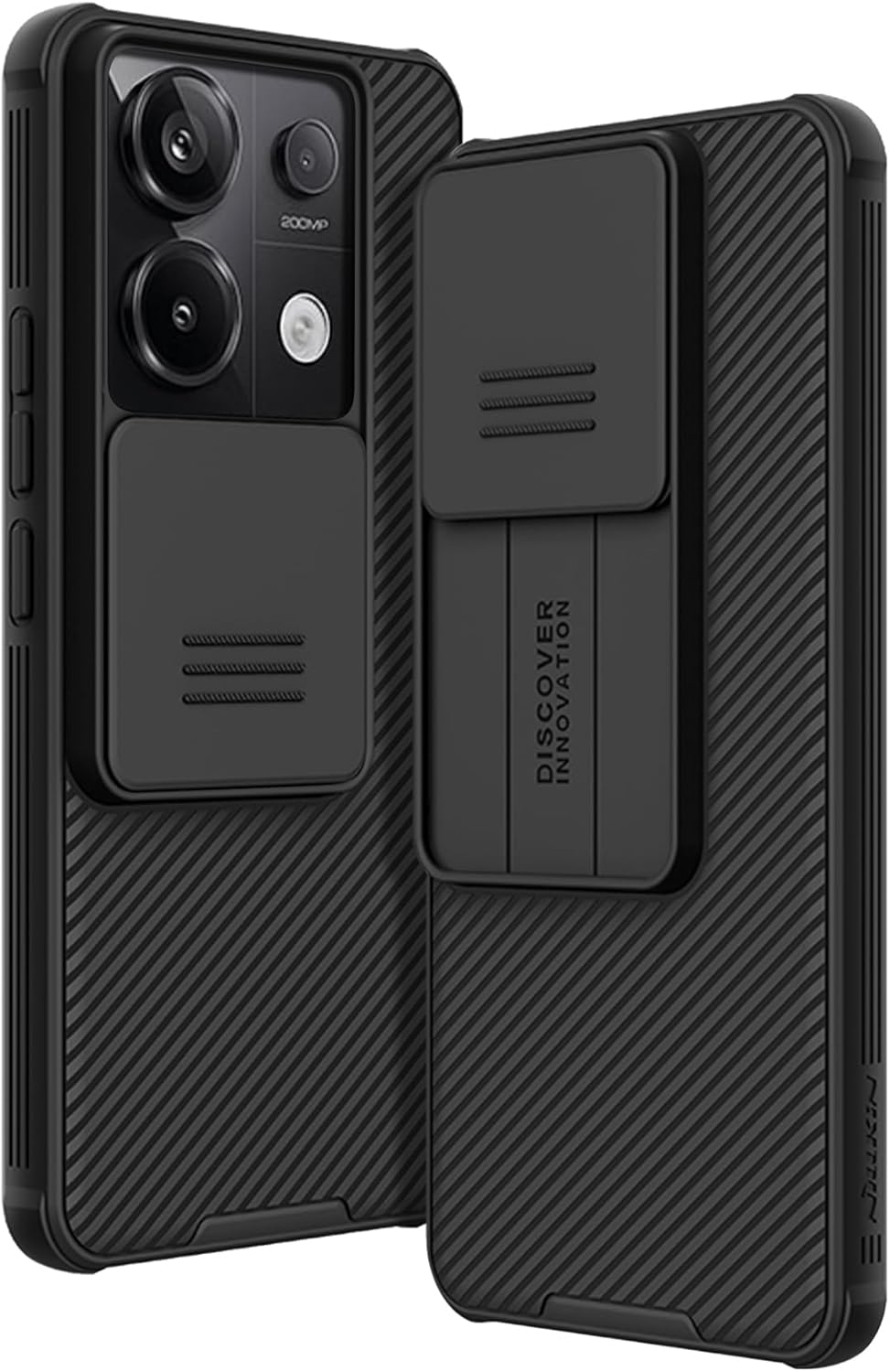 Aroyi Cover per Xiaomi Redmi Note 13 Pro 5G / Poco X6 5G, Nero - immagine 1