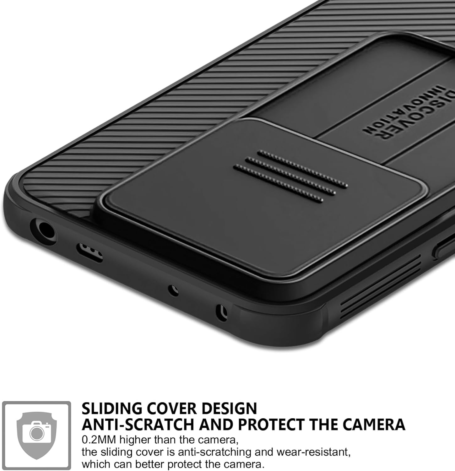 Aroyi Cover per Xiaomi Redmi Note 13 Pro 5G / Poco X6 5G, Nero - immagine 5