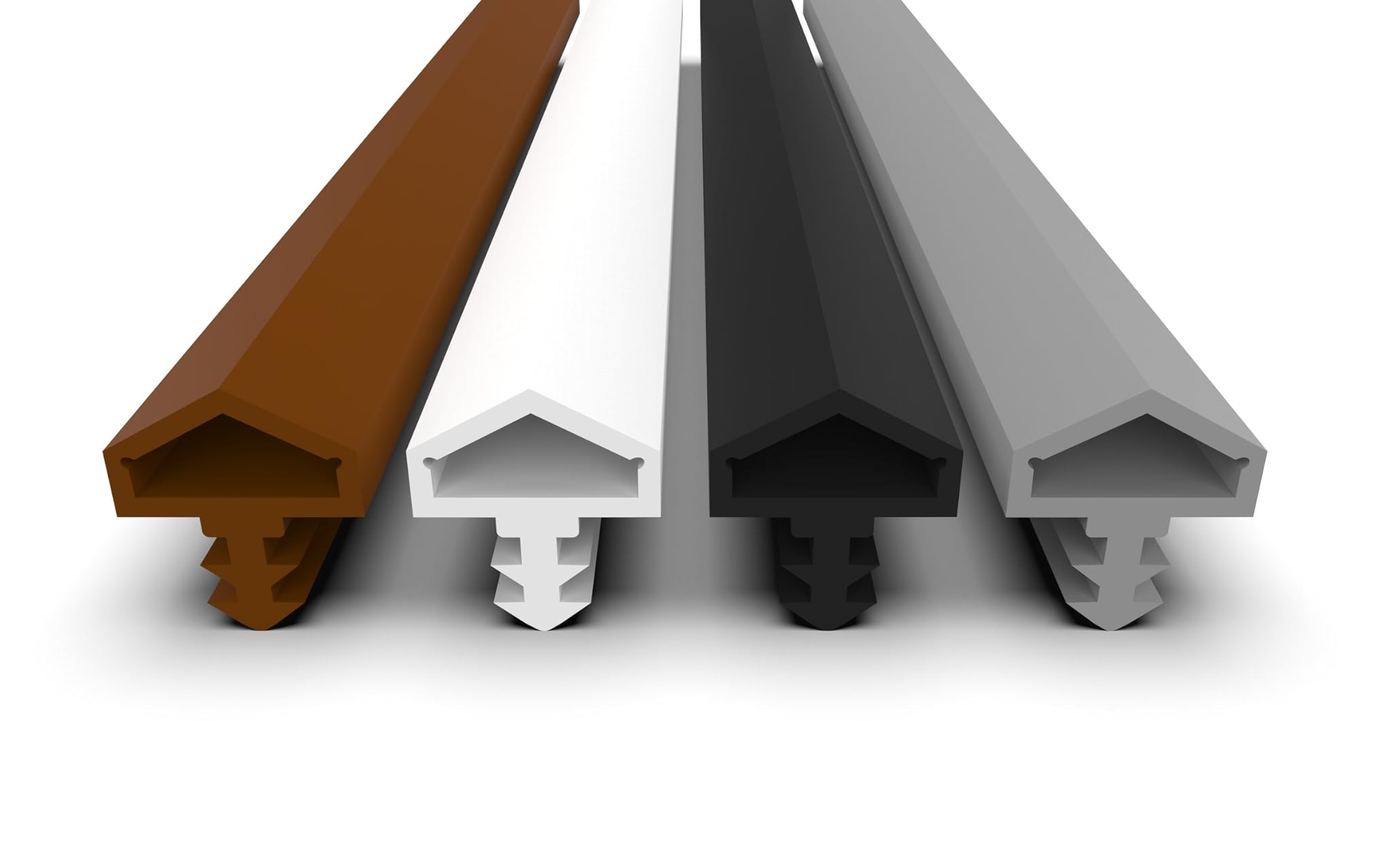 Guarnizione Porta Contro Tiraggio 25m, Bianca