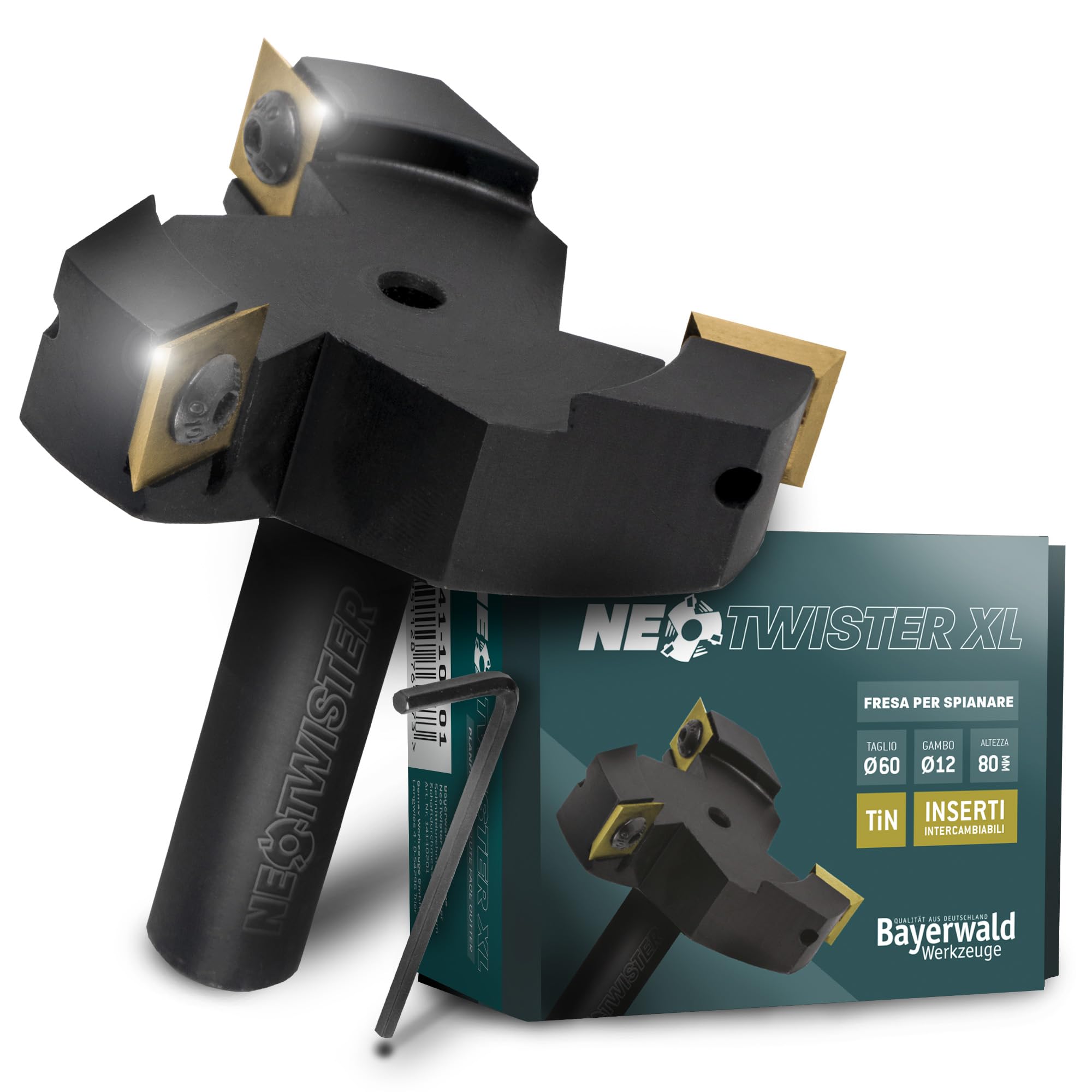 Bayerwald NeoTwister Fresa a Spianare Ø 60mm