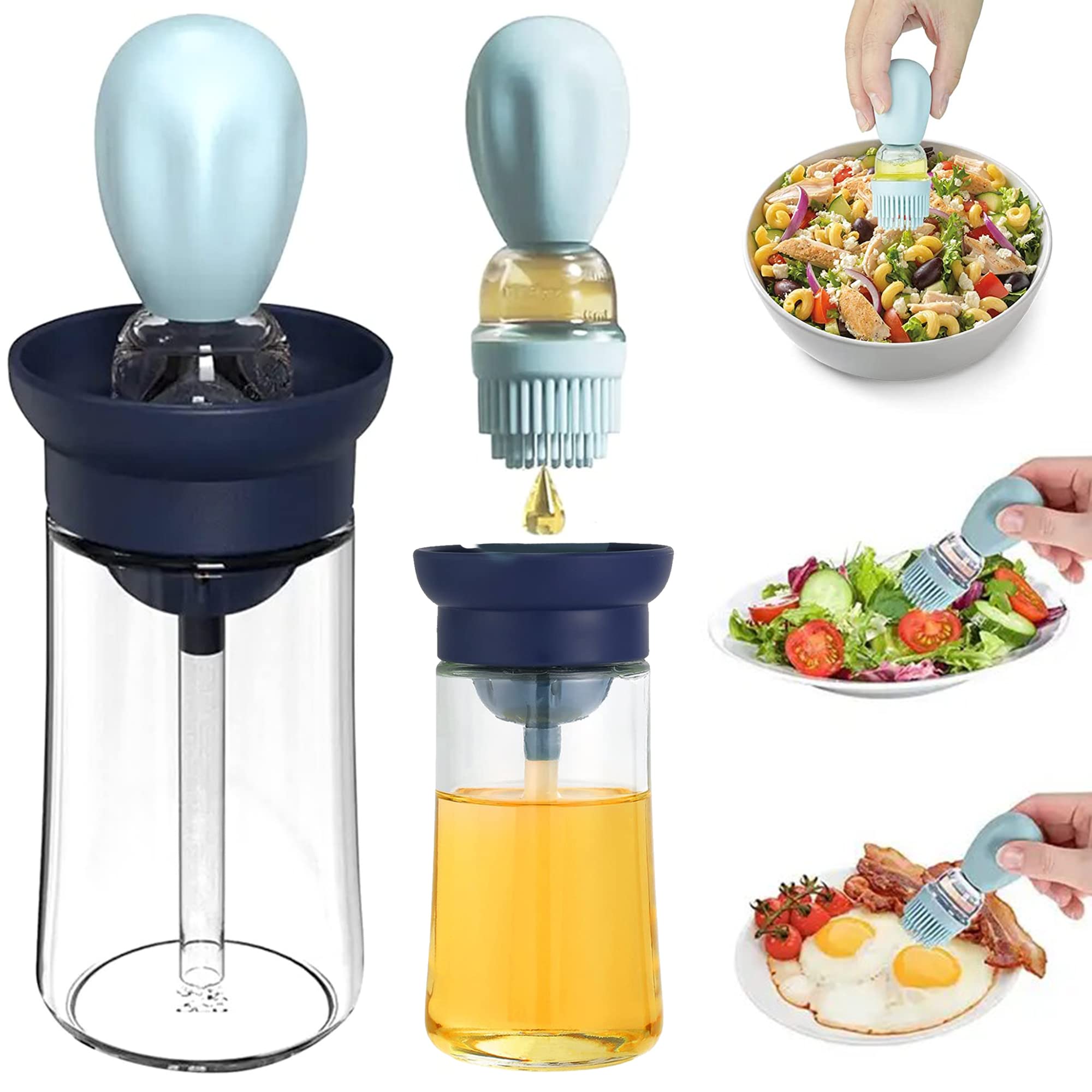 Dispenser Olio da Cucina con Pennello