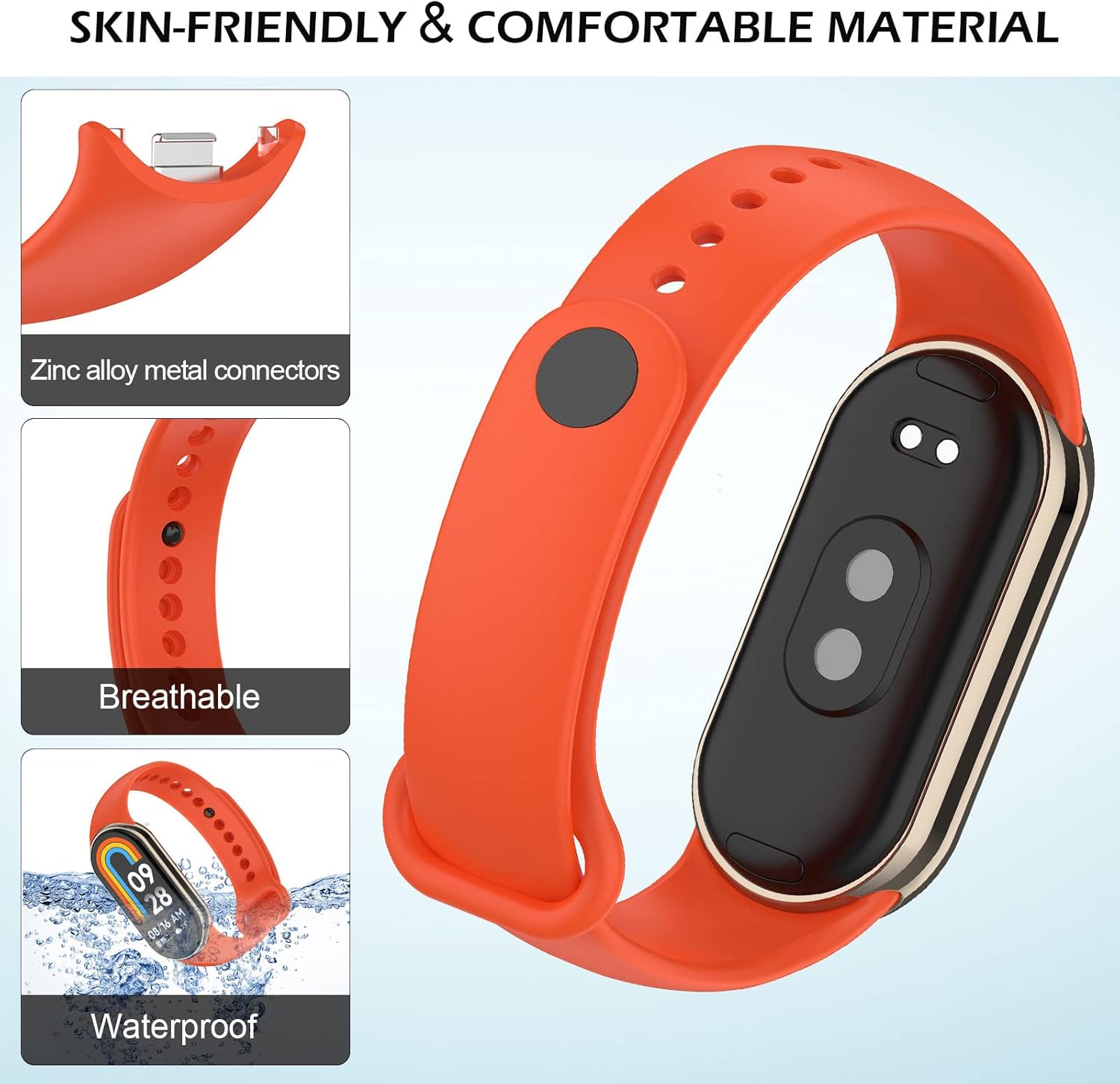 BDIG 12 Pezzi Cinturino Compatibile Xiaomi Mi Band 8/9 - immagine 4