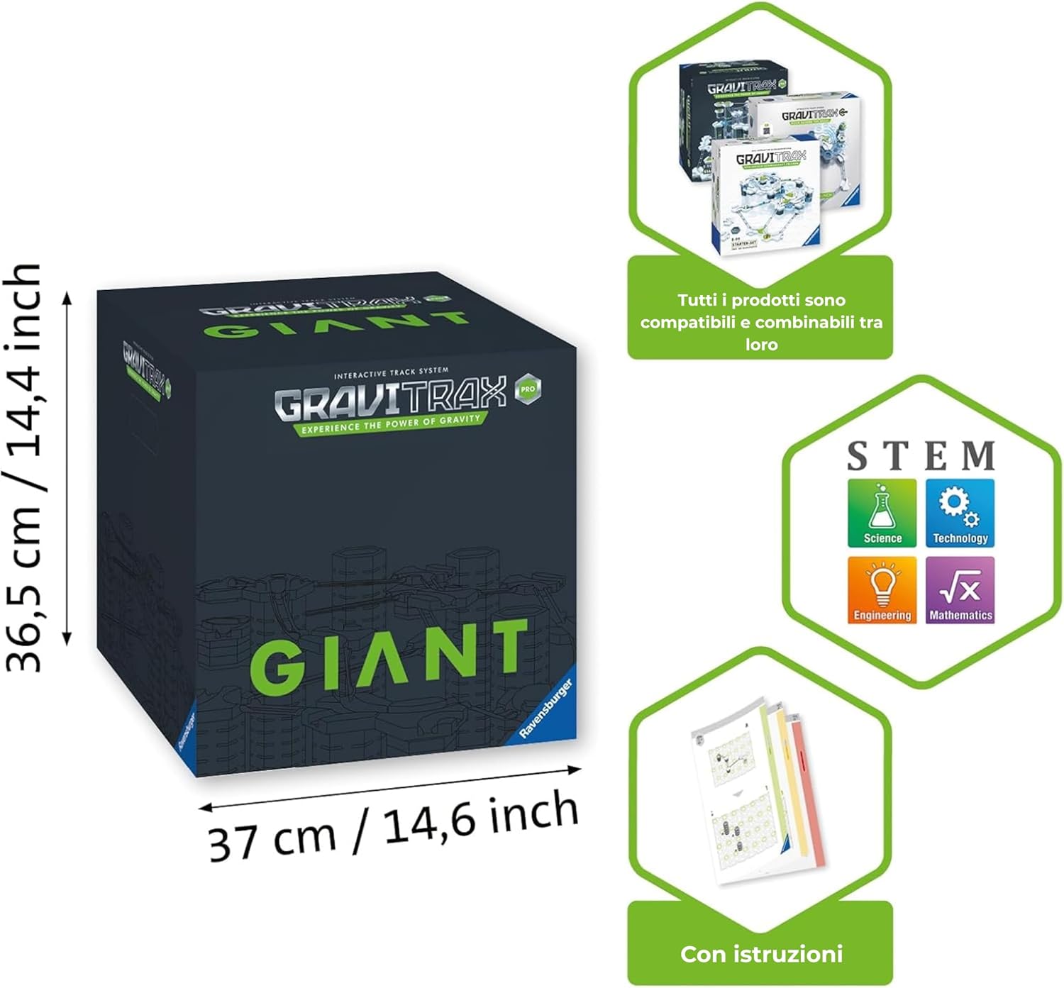 Ravensburger Gravitrax Pro Giant Starter Set 409 Pezzi - immagine 2