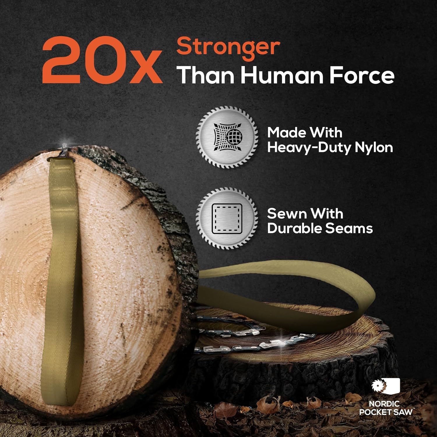 Nordic Pocket Saw - Sega a Catena Manuale 93cm - immagine 5