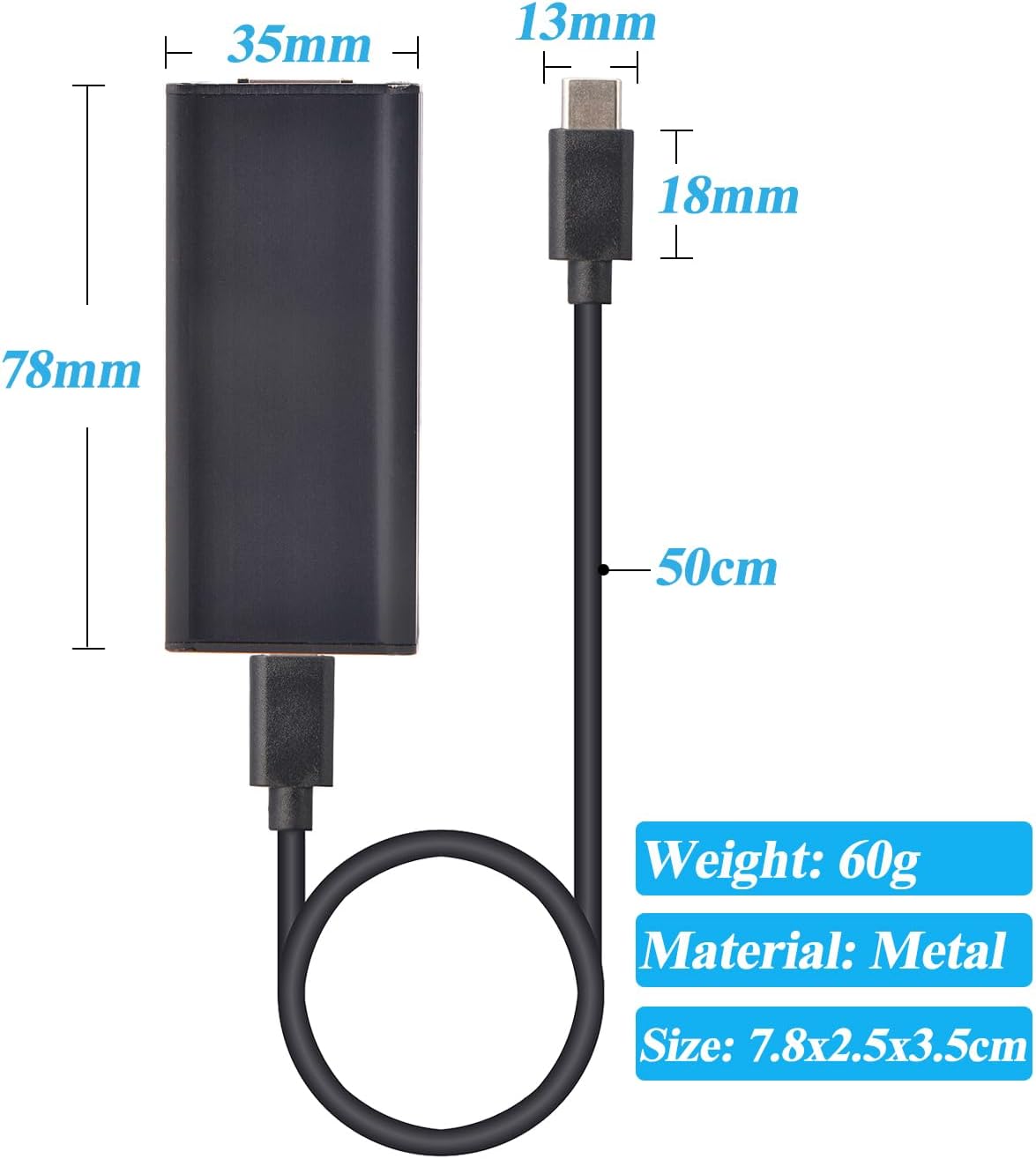 Revodata Adattatore PoE 2.5G a USB-C 45W - immagine 6