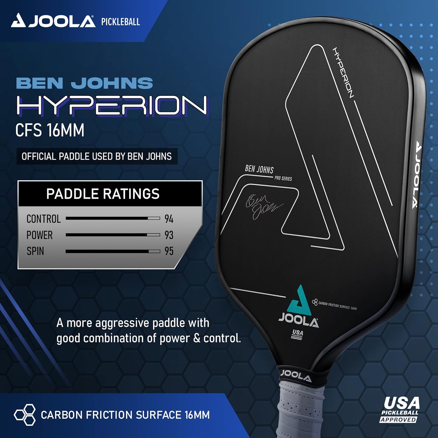 Joola Ben Johns Hyperion Pro - Racchetta da pickleball - immagine 2