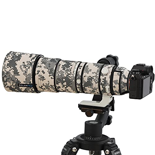 Rolanpro Camouflage - Copriobiettivo per Sony FE 200-600mm