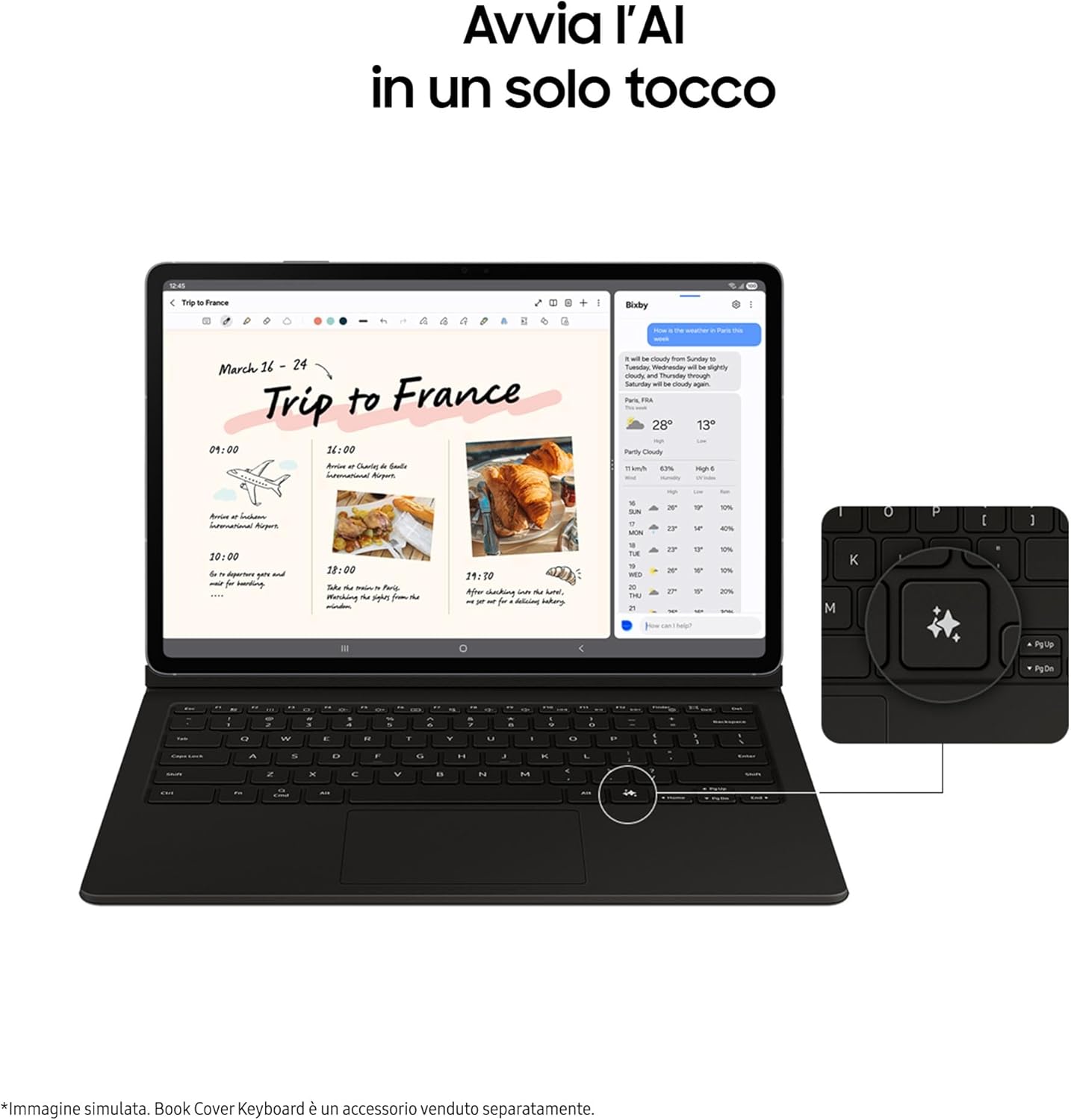 Samsung Galaxy Tab S10 FE - Tablet Android 10.9" LCD, Gray - immagine 5