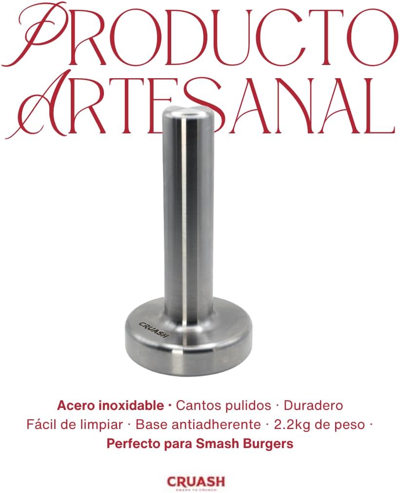 Cruash Smasher Professionale in Acciaio Inox per Burger - immagine 2
