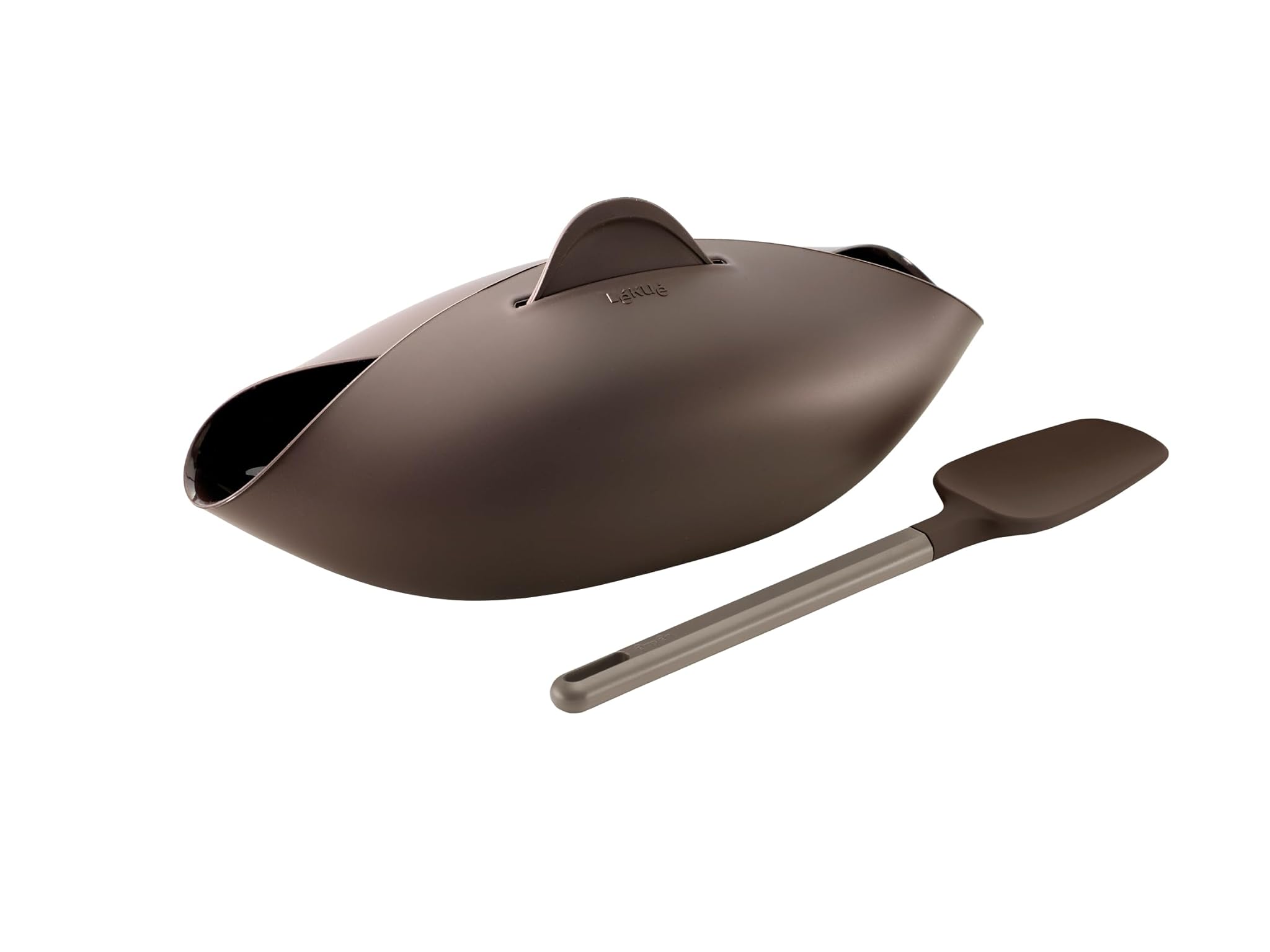 Lékué - Kit per la Preparazione del Pane, Silicone, Marrone, 28 x 23 x 8 cm