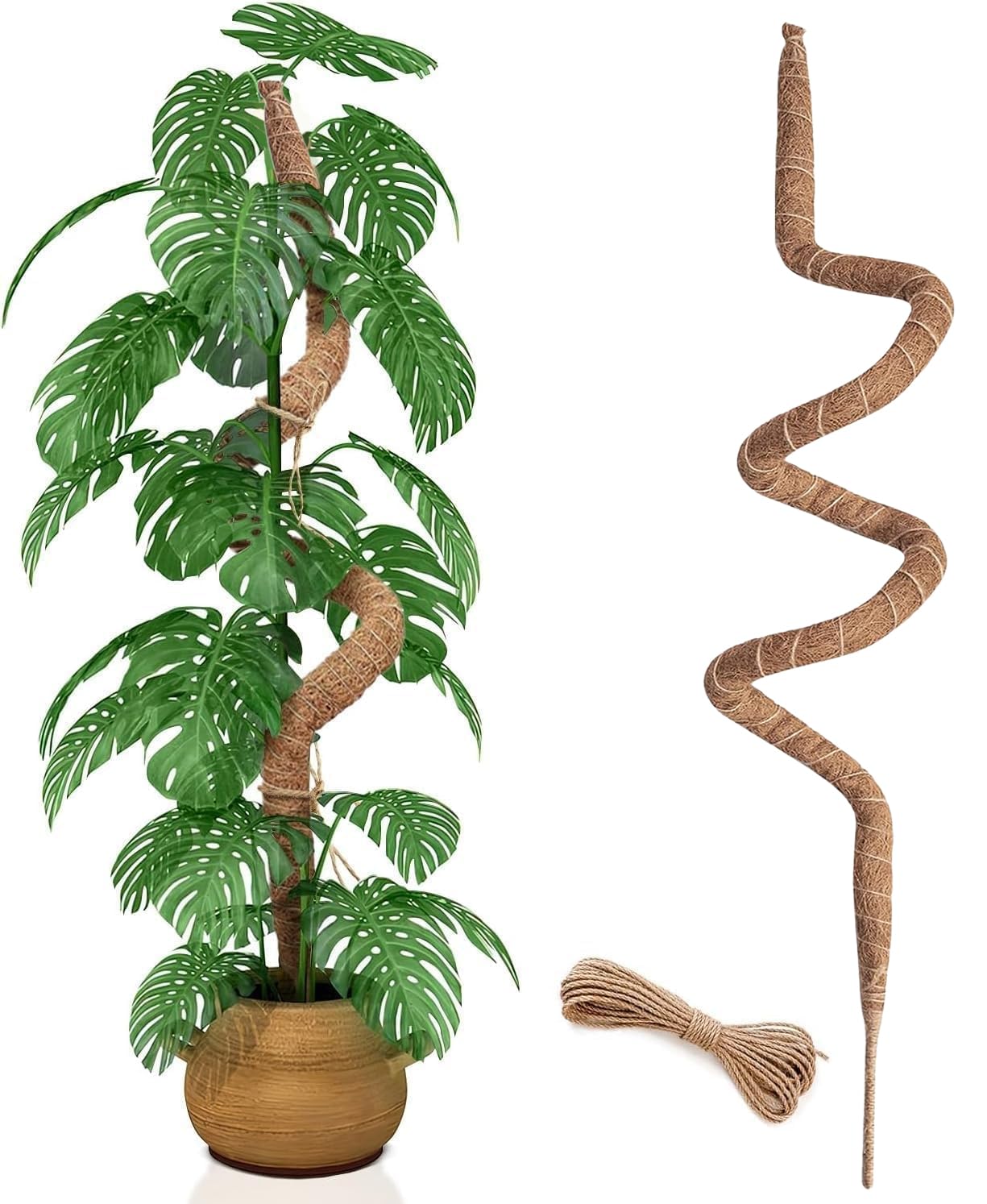 Palo di Muschio Pieghevole 150cm per Piante Rampicanti