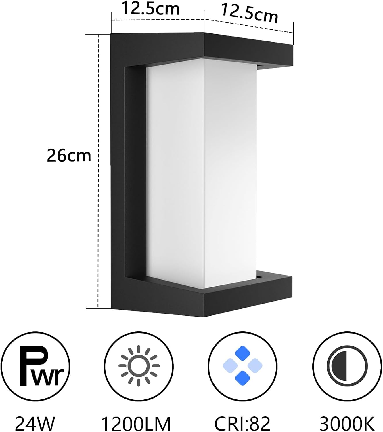 Klighten Applique da Esterno a LED 24W (2 pezzi) - immagine 4