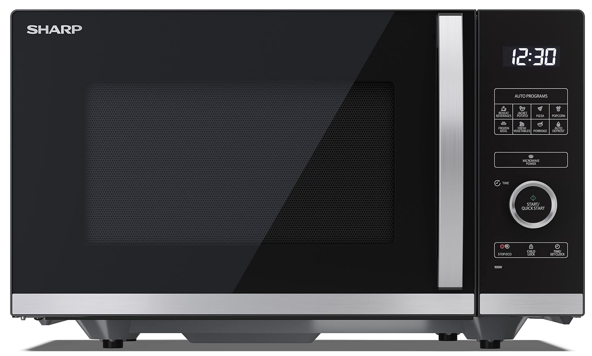 Sharp YC-QS254AE-B Microonde 900W 25L Nero