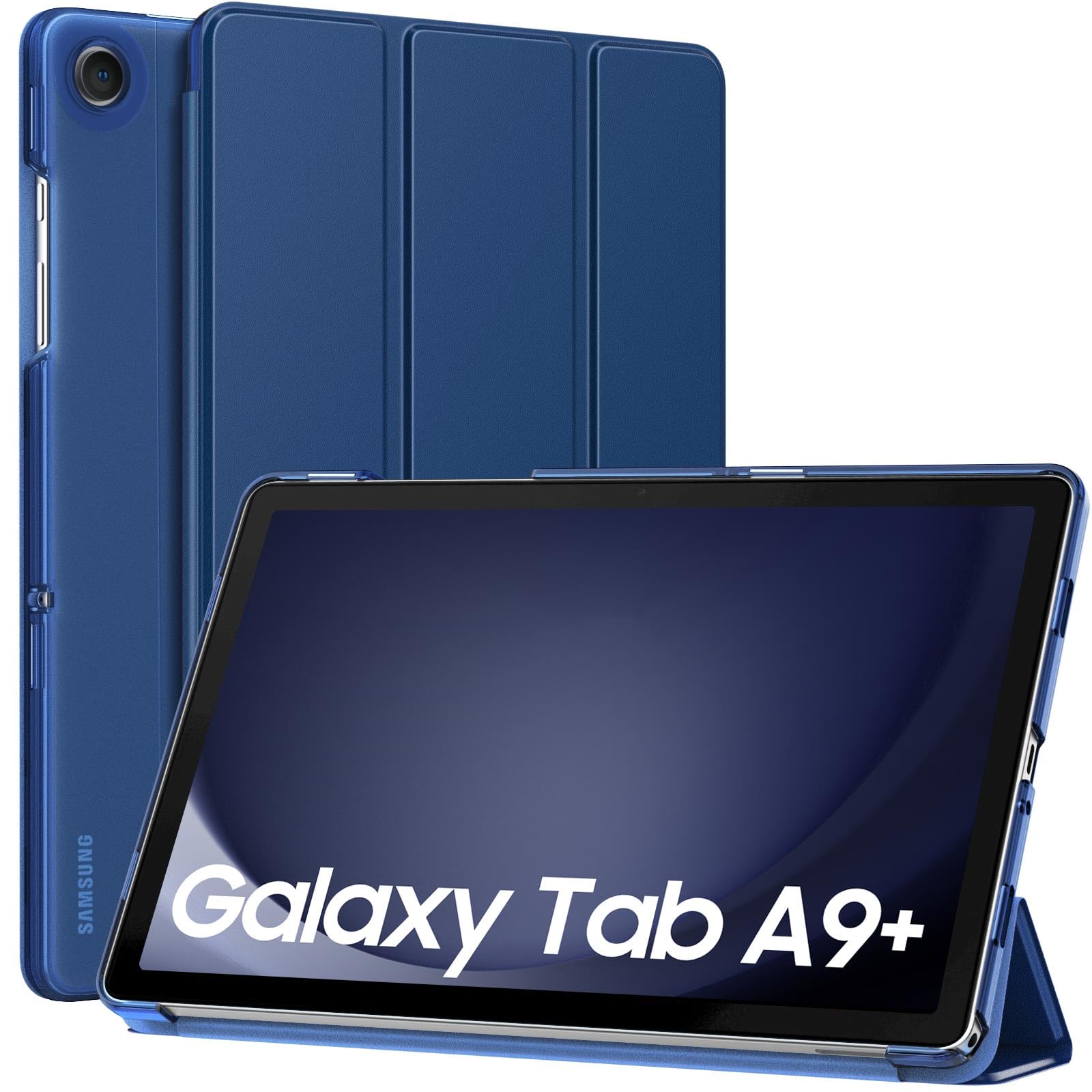 Moko Custodia per Galaxy Tab A9+ 11" 2023, Blu Marino