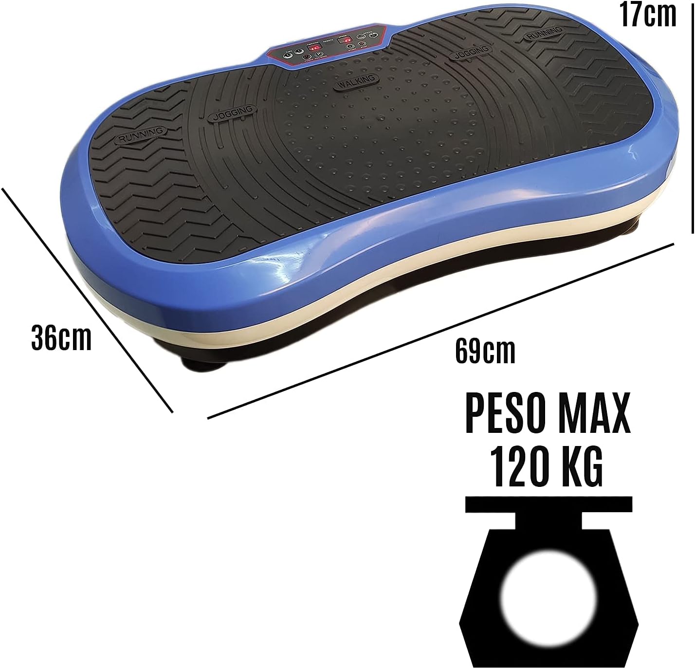 Ffitness Pedana Vibrante Ultra Slim 9 Programmi - immagine 5