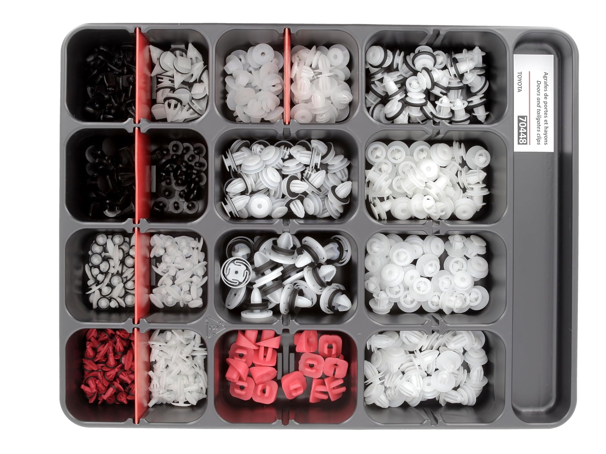 Restagraf - Vassoio Fissaggio Tipo Graffette per Toyota