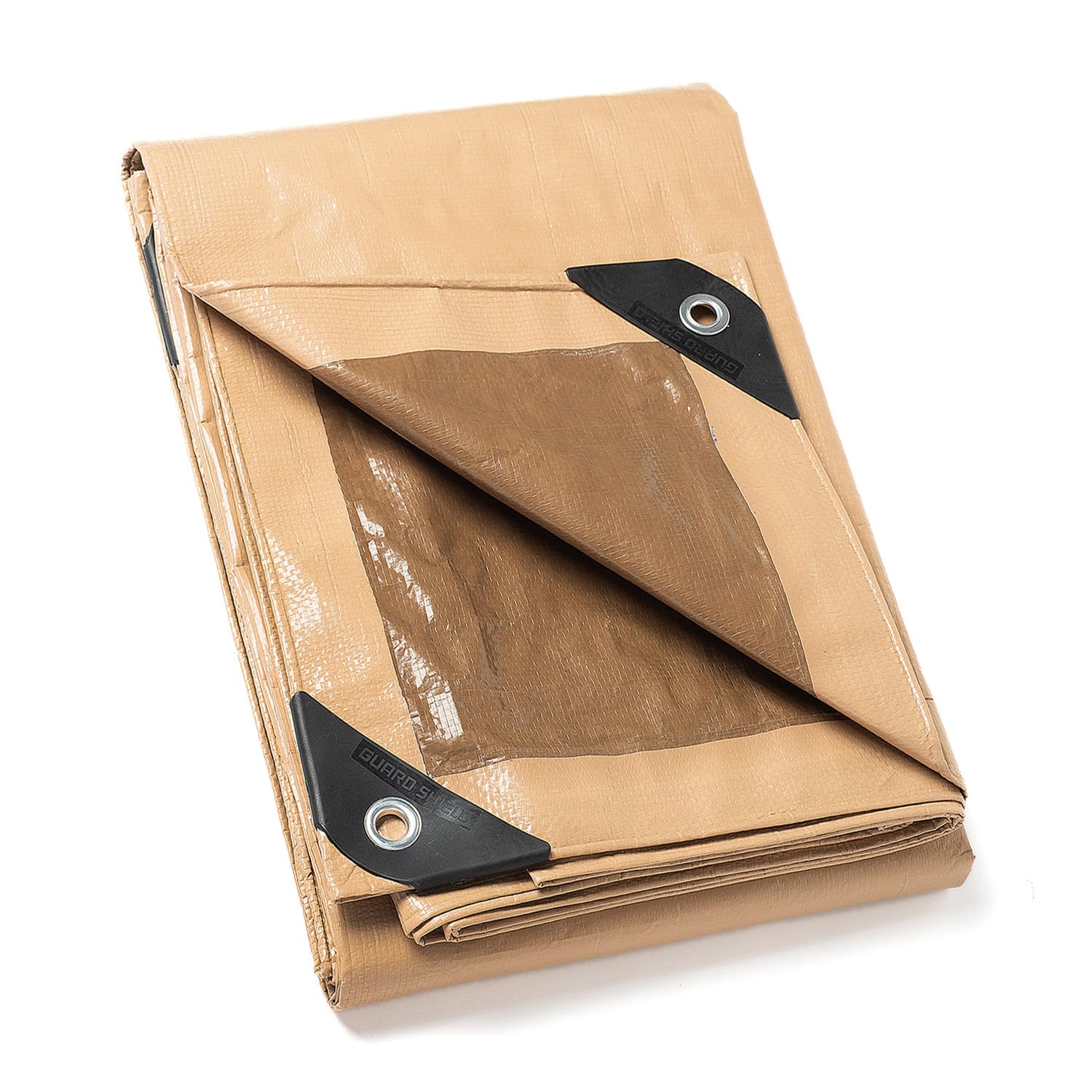 Guard Shield Telone di Copertura Impermeabile 3m x 5m, Beige/Kaki