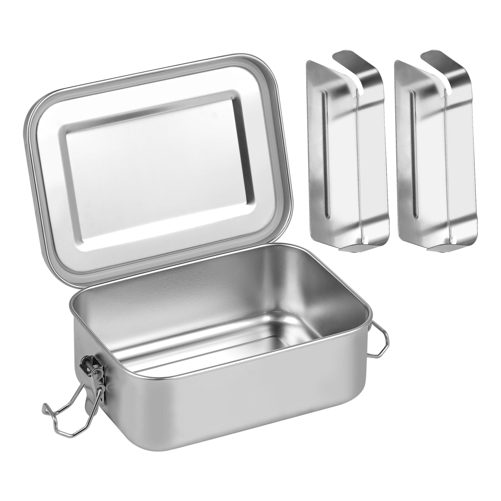 Portapranzo Acciaio Inox 850ml con Suddivisione