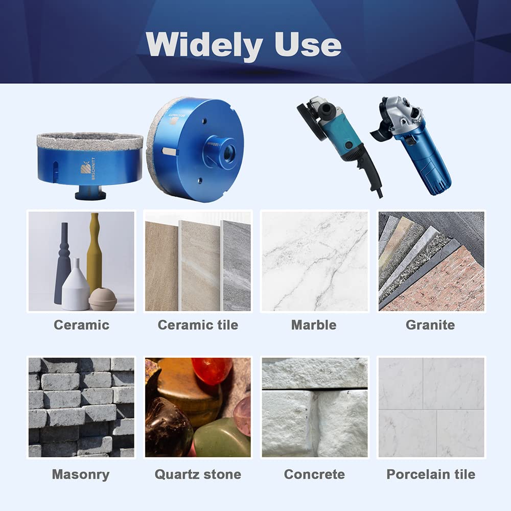 Brschnitt Punta per Trapano Diamantata 100mm M14 - immagine 5