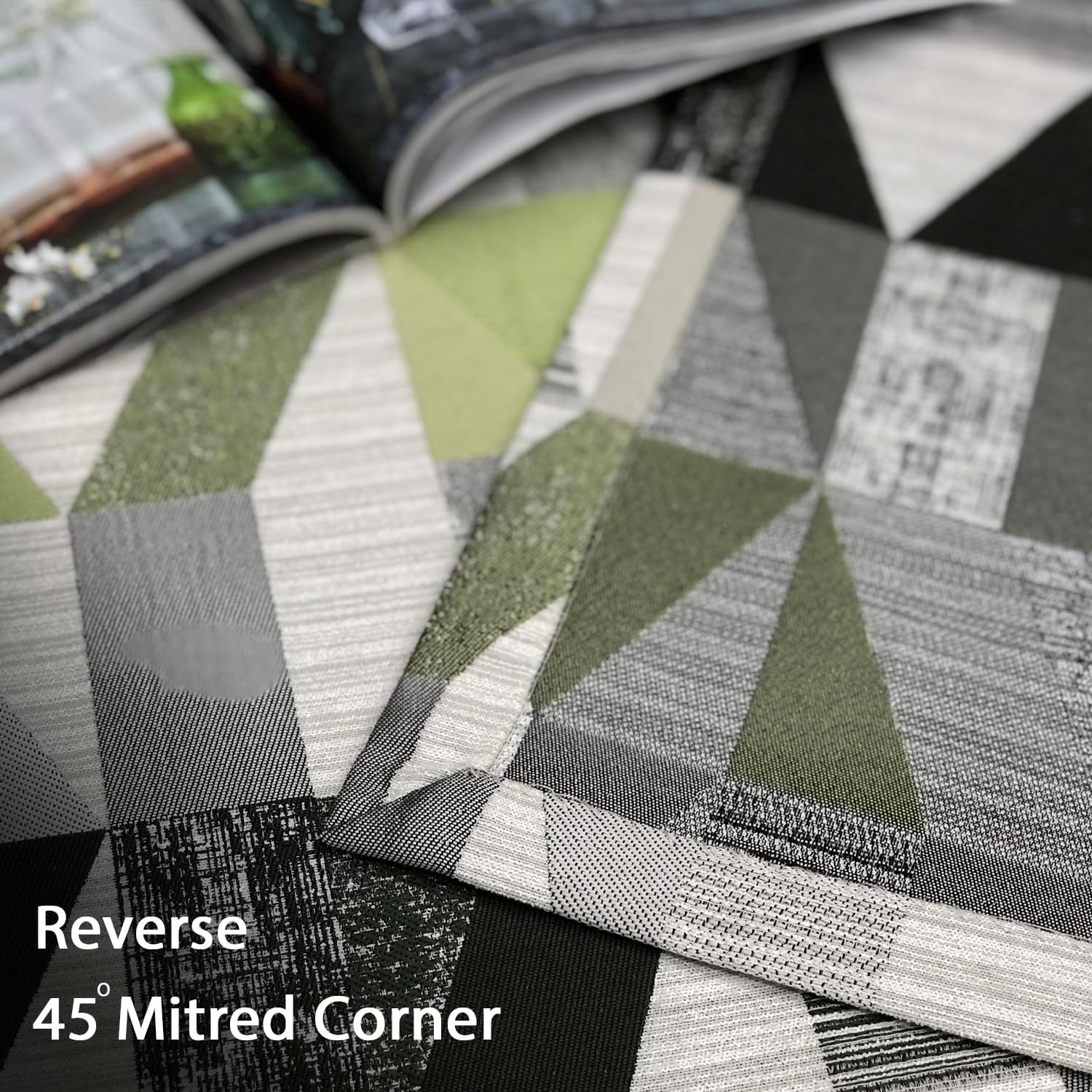 Always4u Tende Oscuranti Effetto Lino 140x245 cm, Verde - immagine 6