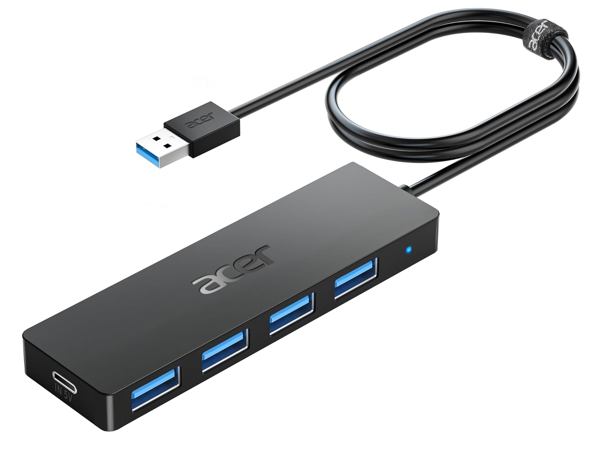 Acer Hub USB 3.0 con 5 Porte, 5Gbps