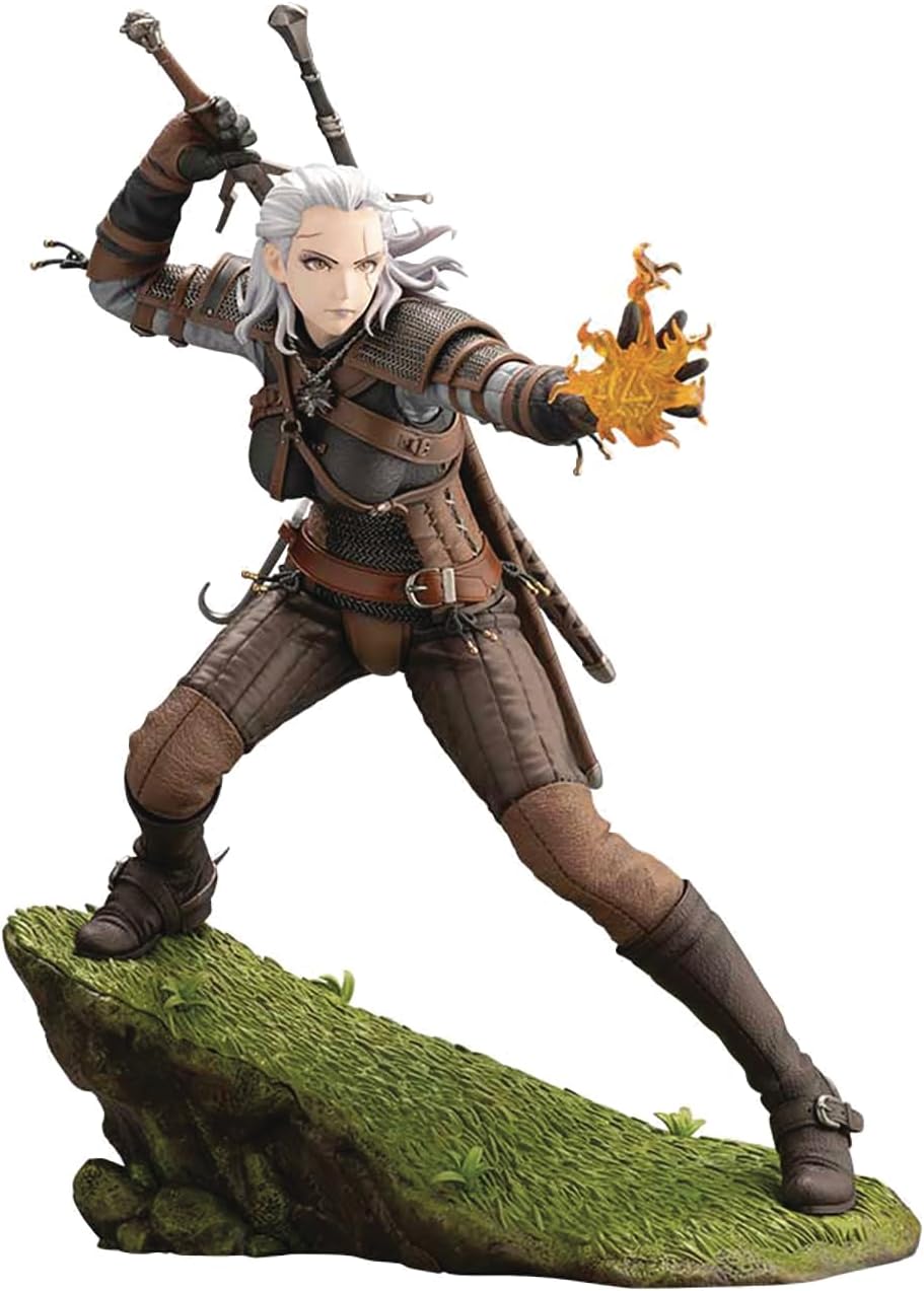 Kotobukiya The Witcher: Statua di Geralt Bishoujo