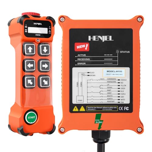 Telecomando Industriale Wireless per Gru 6 Bottoni