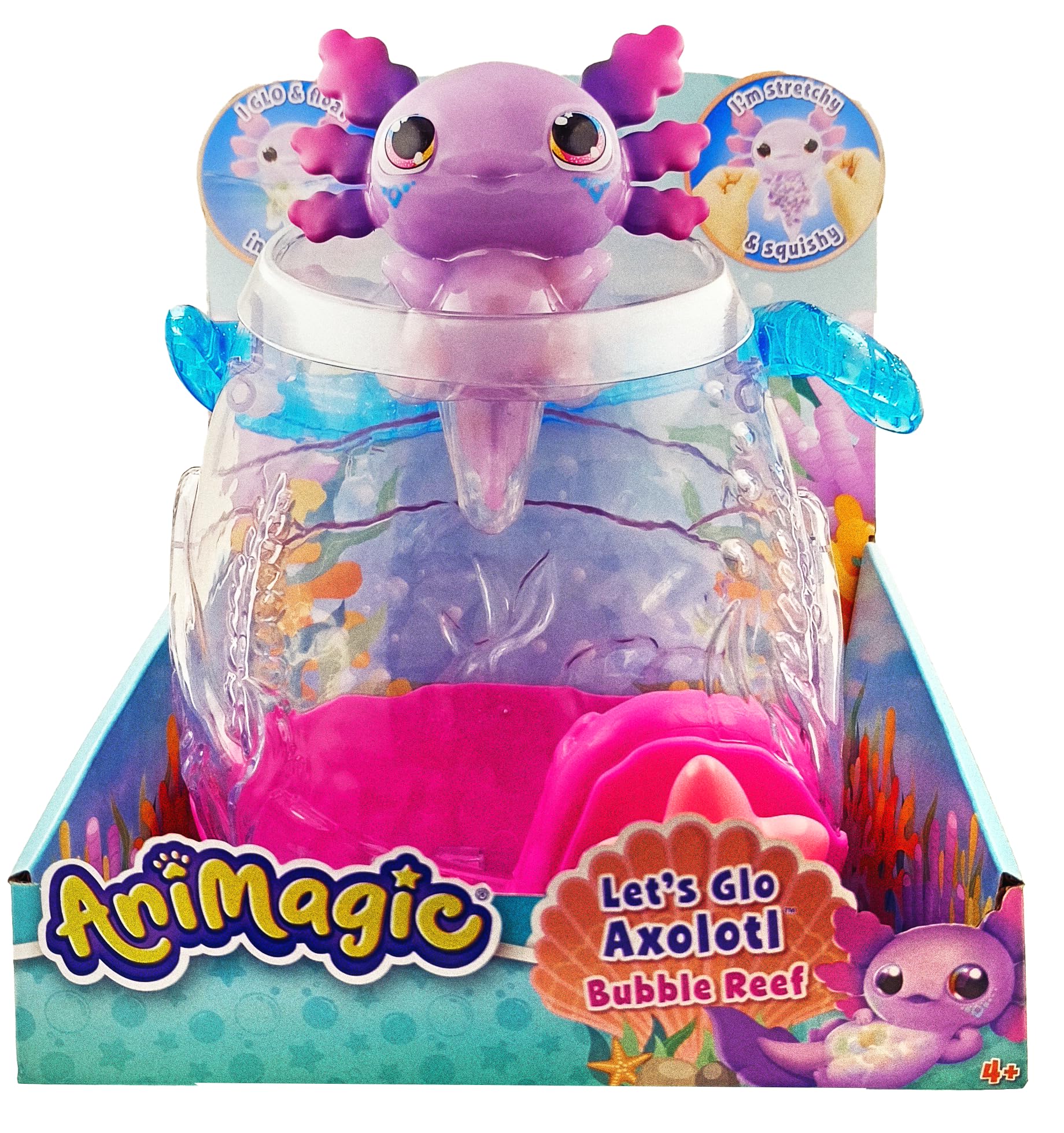 Animagic Acquario Axolotl - Animale Flessibile Luminoso