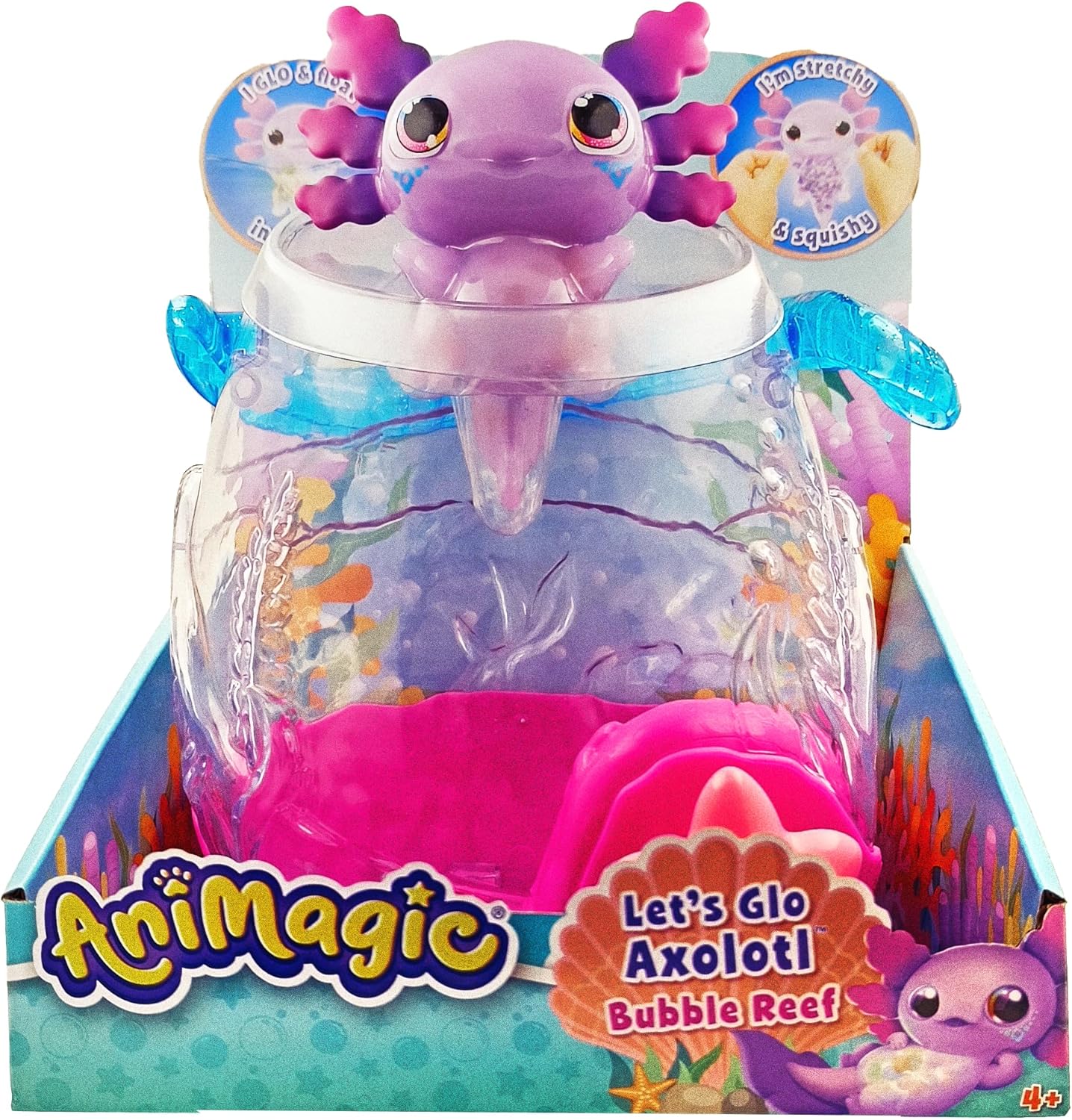 Animagic Acquario Axolotl - Animale Flessibile Luminoso - immagine 1