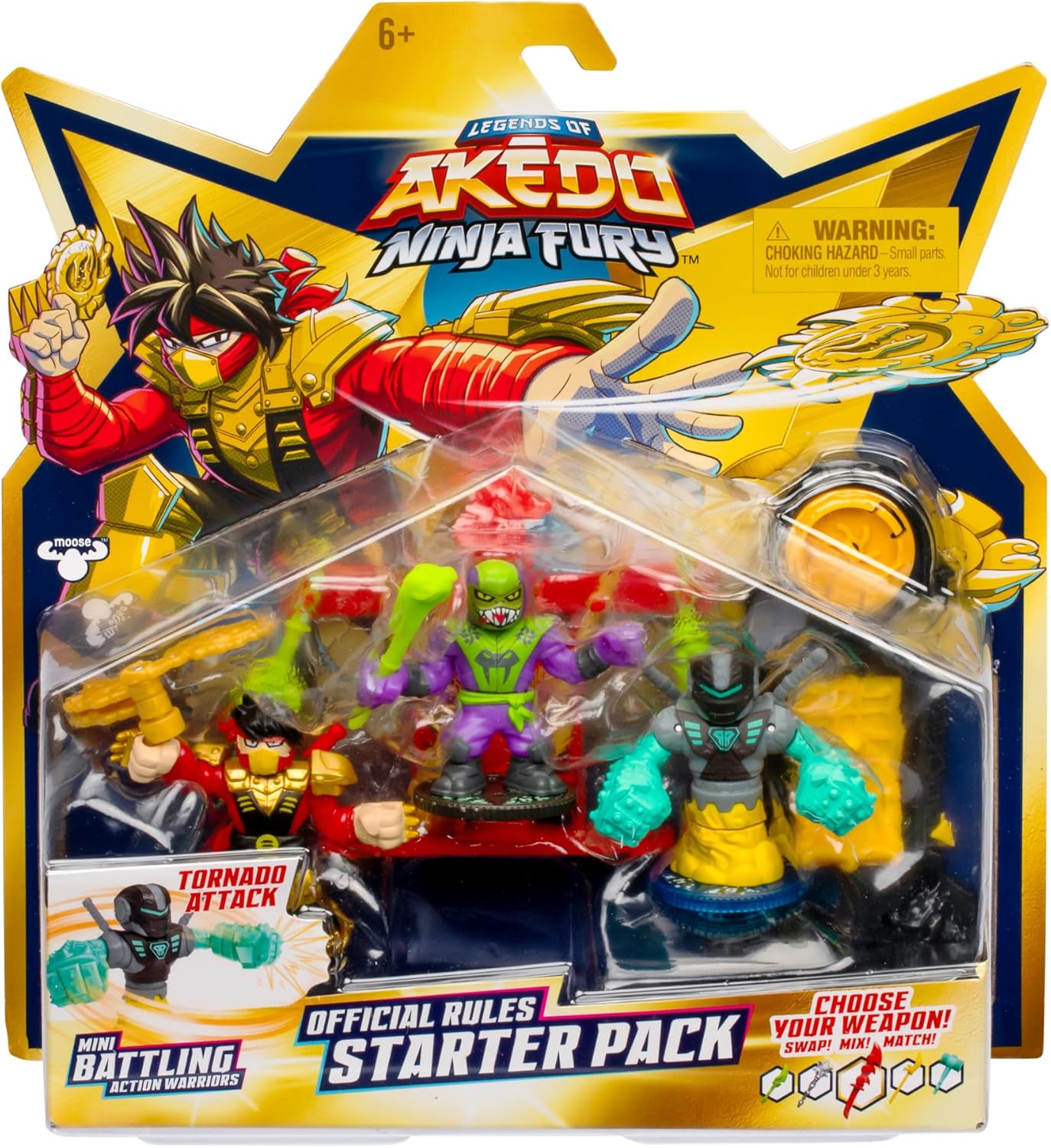 MOOSE TOYS AKEDO Starter Pack Ninja Fury - immagine 2