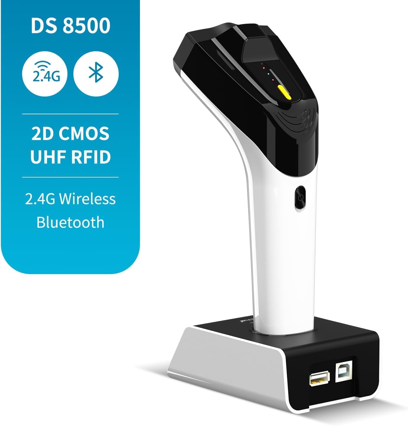 Netum Scanner Codici a Barre 2D RFID Ibrido Wireless DS8500 - immagine 2