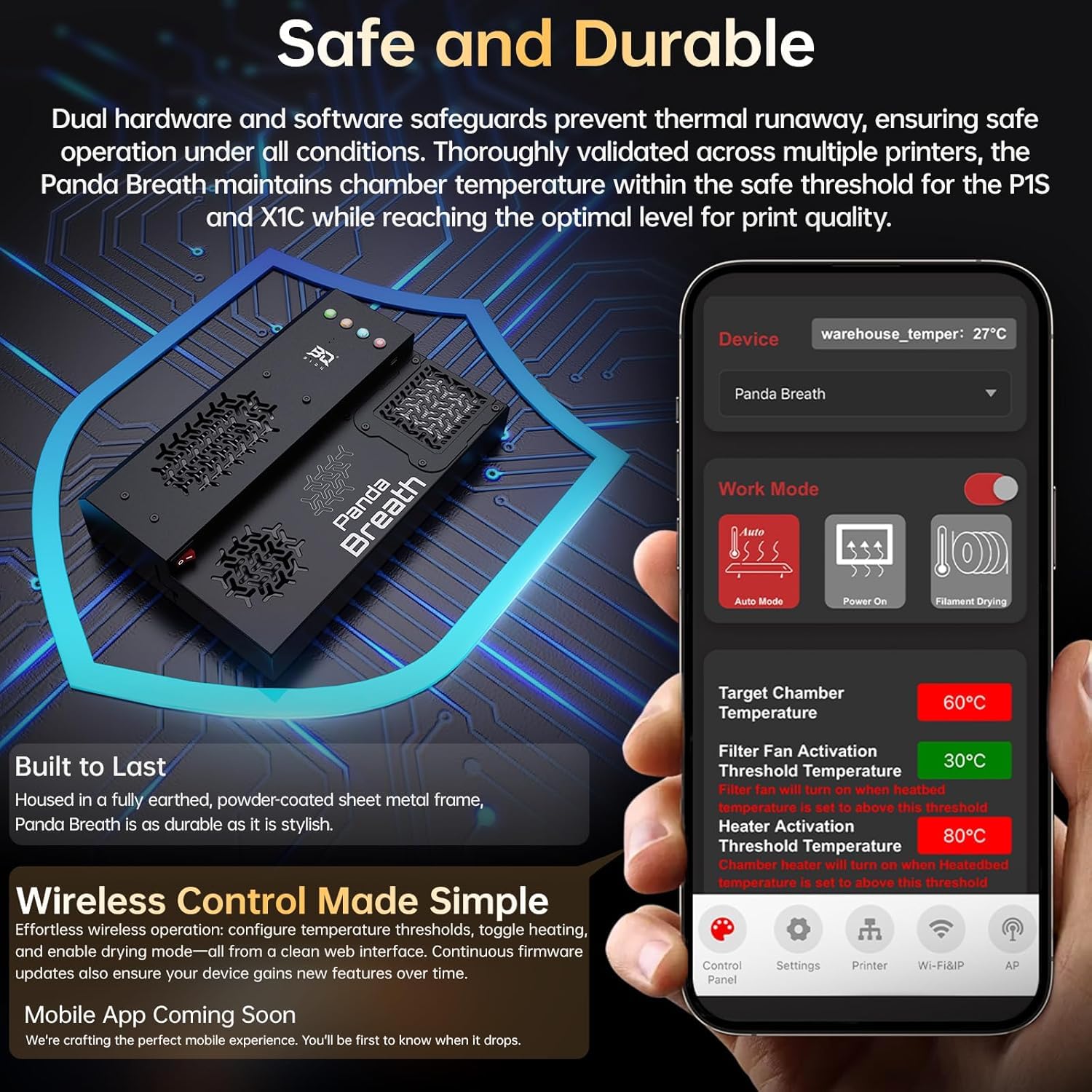 BIQU Panda Breath Smart Chamber per Stampanti 3D - immagine 7