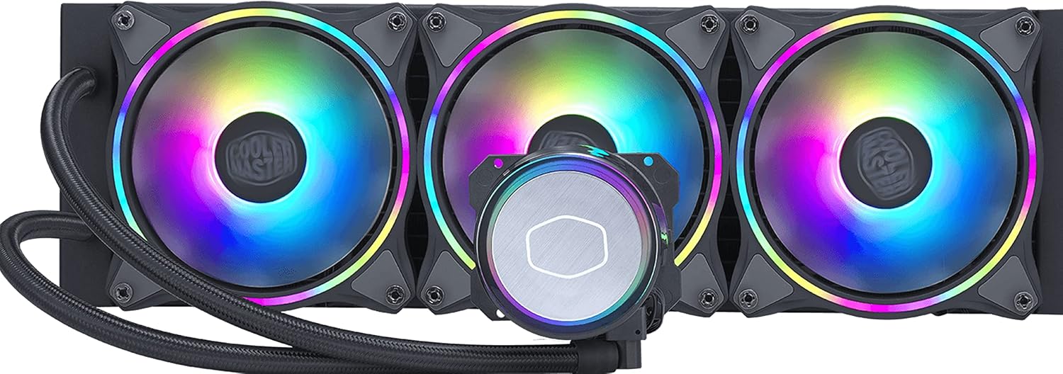 Cooler Master MasterLiquid ML360 Illusion - Dissipatore CPU AIO, Nero - immagine 1