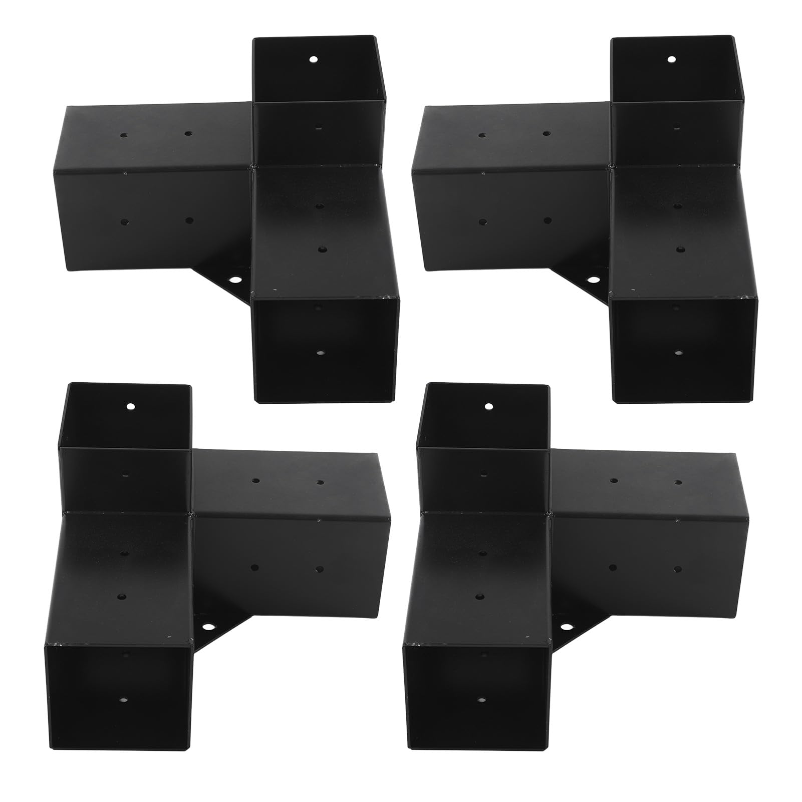 Supporto per Pergola in Acciaio Antiruggine (4 Pezzi)