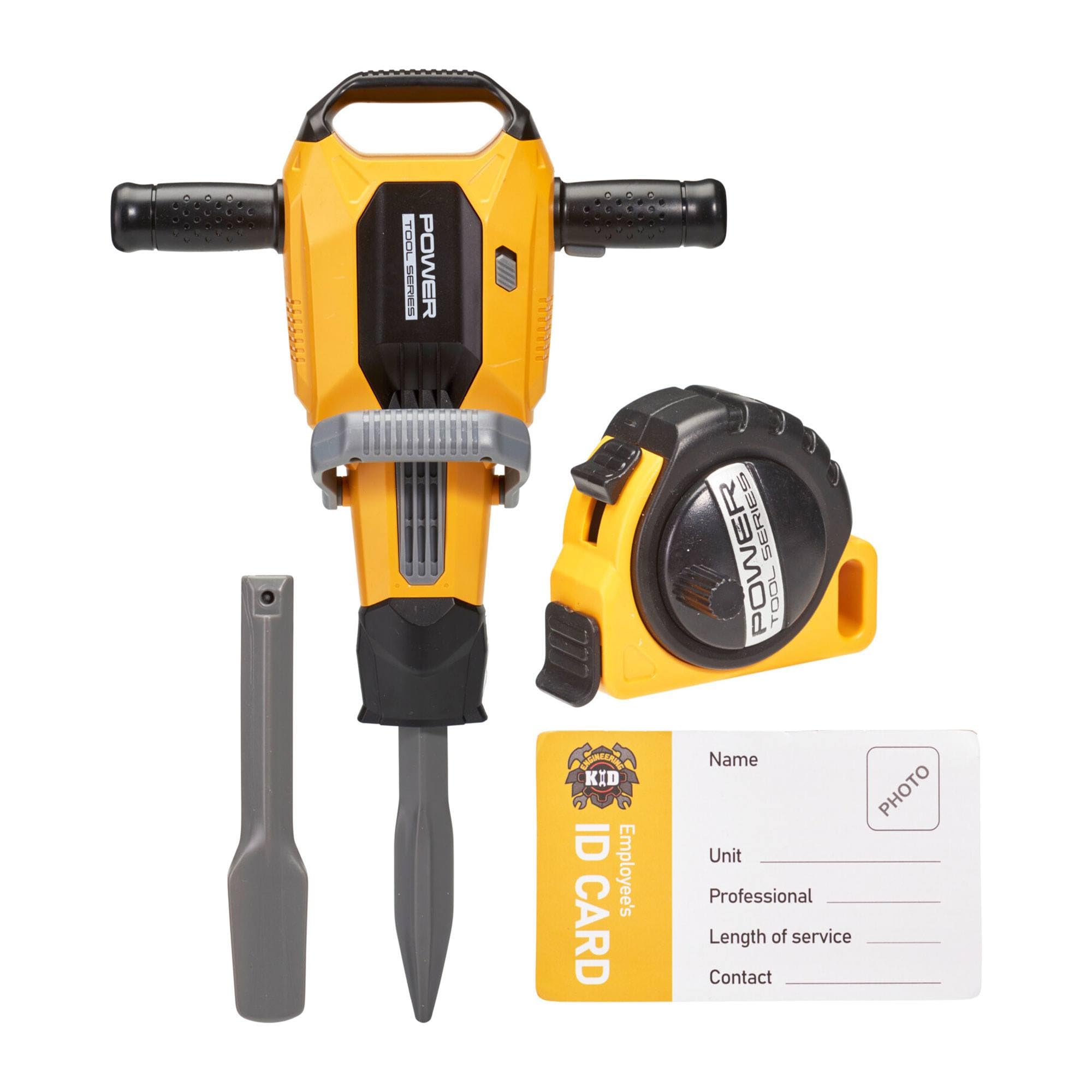 Martello Pneumatico Giocattolo con Luce e Suono 41 x 7,5 x 26 cm