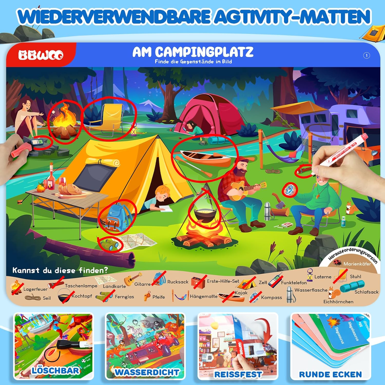 Giochi Educativi Tedeschi - Cerca e Trova per Bambini - immagine 2