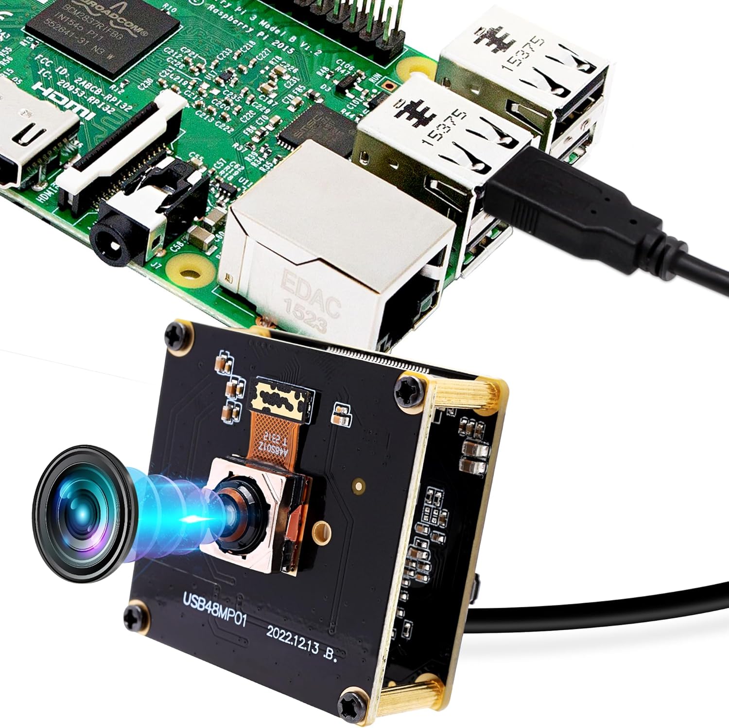 Elp Modulo Fotocamera USB 48 MP Messa a Fuoco Automatica - immagine 7