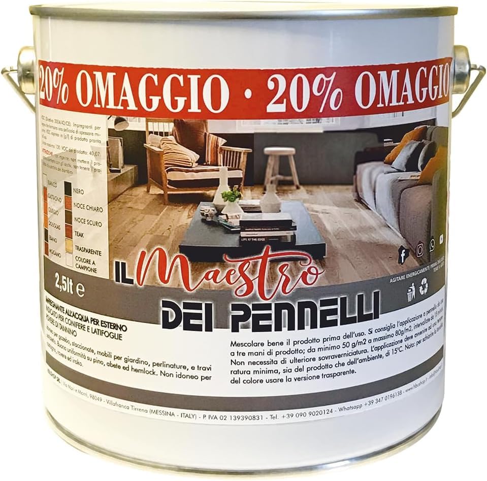 Impregnante Legno Esterni Cerato Professionale 2,5lt