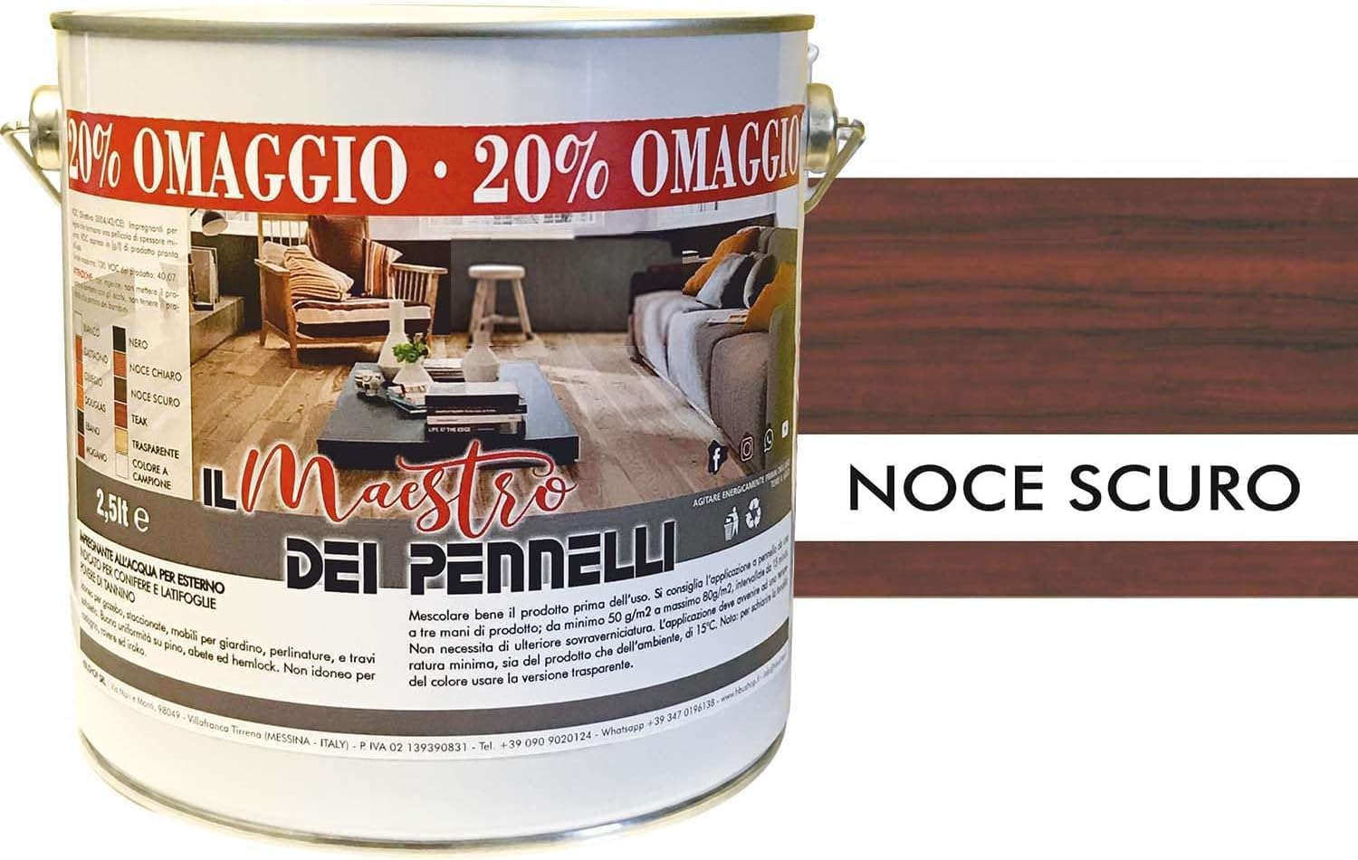 Impregnante Legno Esterni Cerato Professionale 2,5lt - immagine 1
