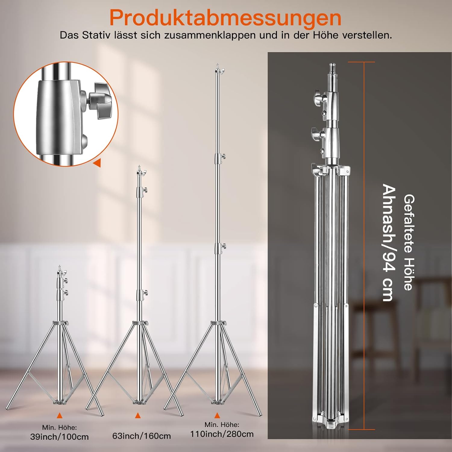 Soonpho Supporto per Luce Buffer a Molla 3m - immagine 5